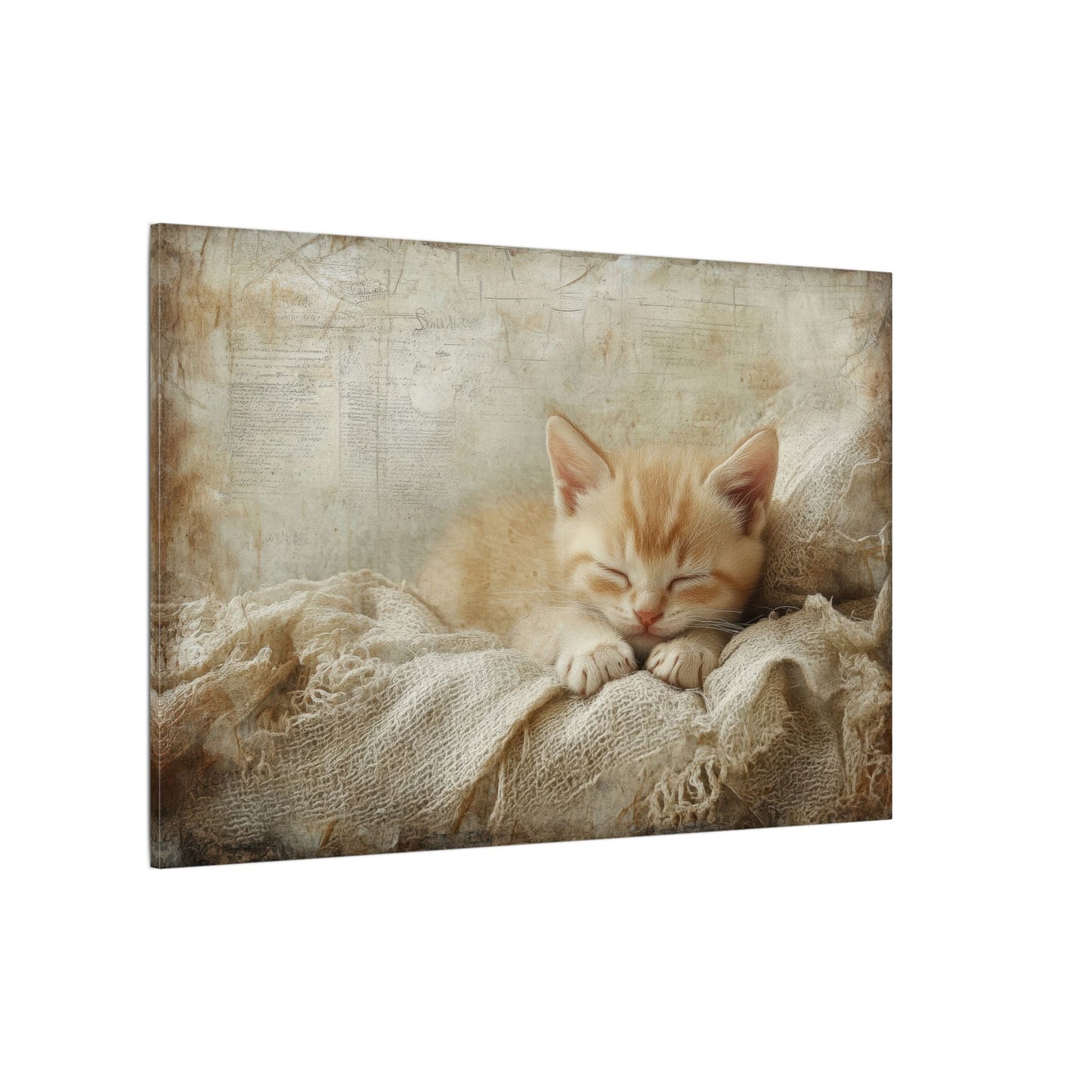 Cat Nap Canvas Wall Art