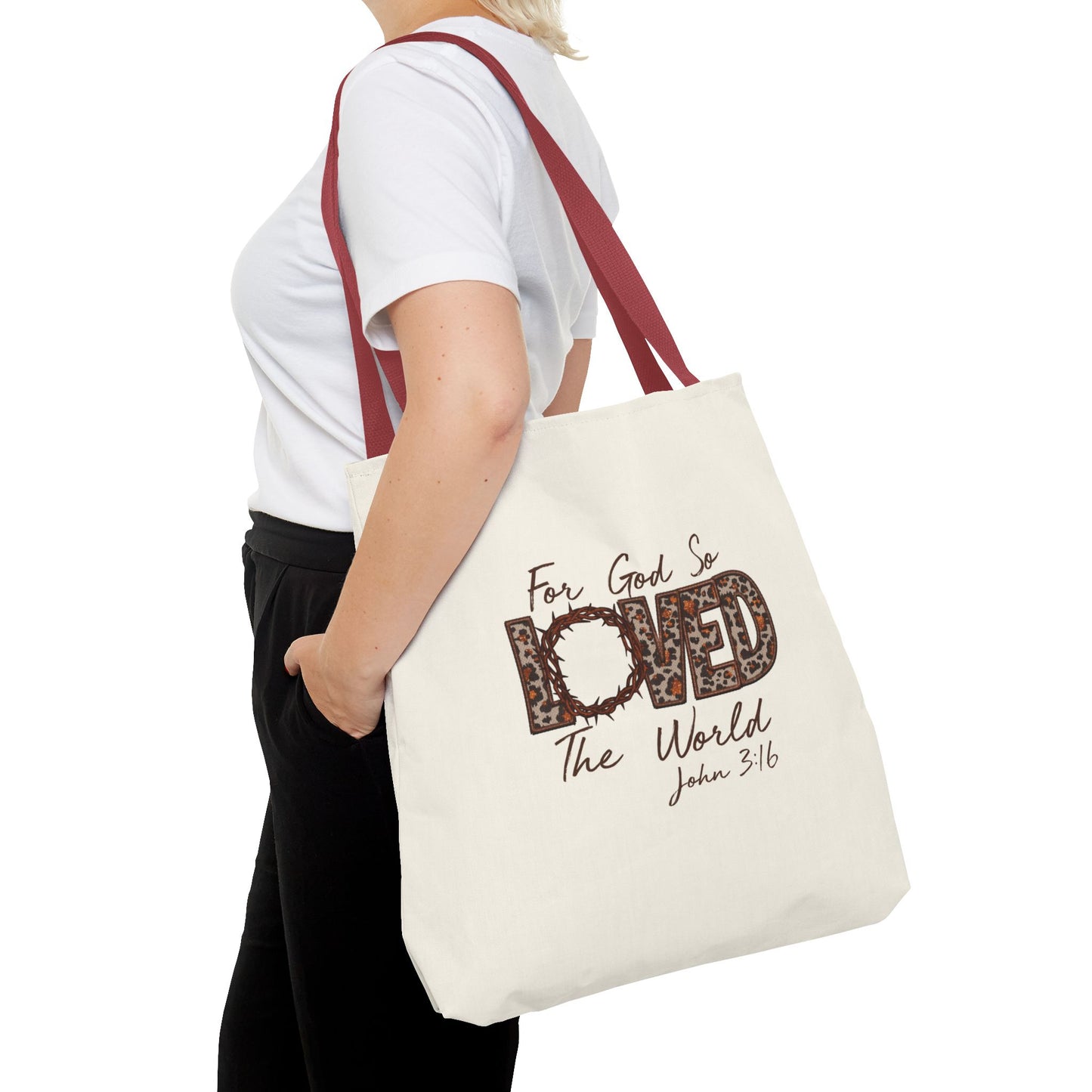 For God So Loved Tote Bag