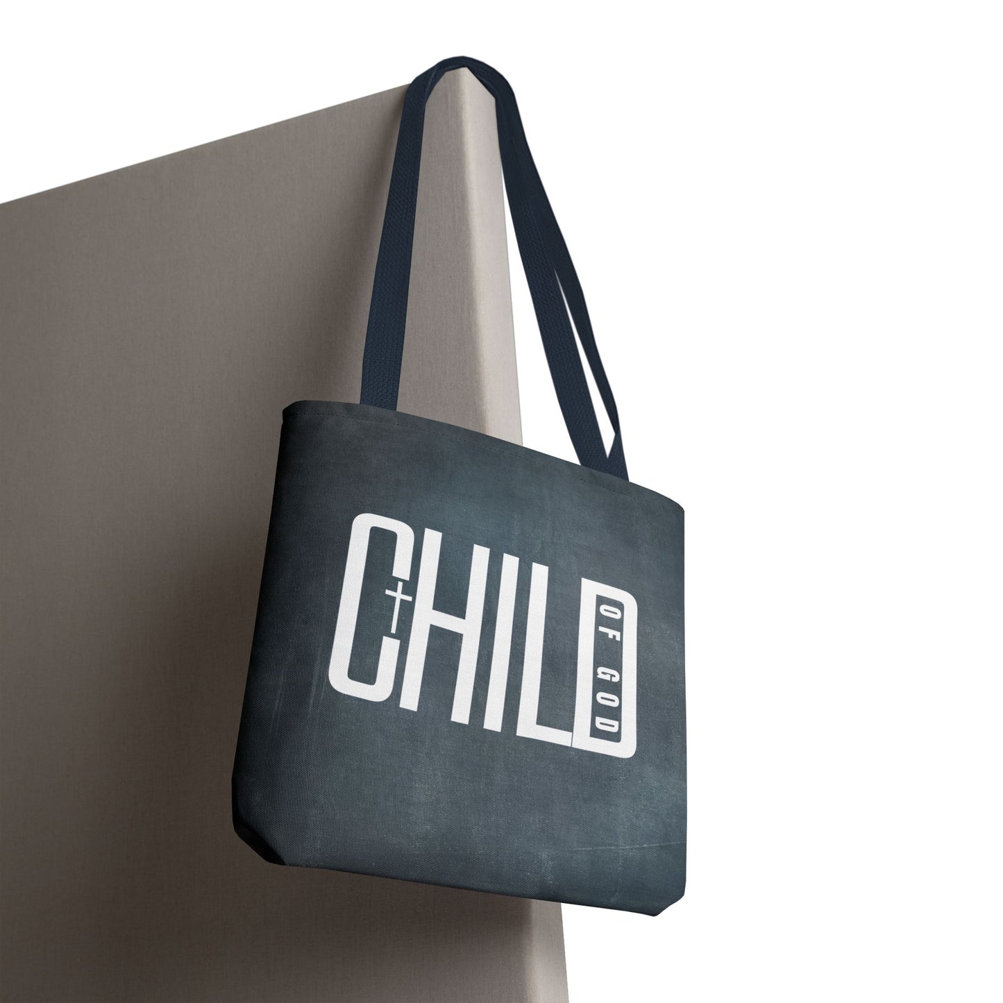 Child of God Blue Tote Bag
