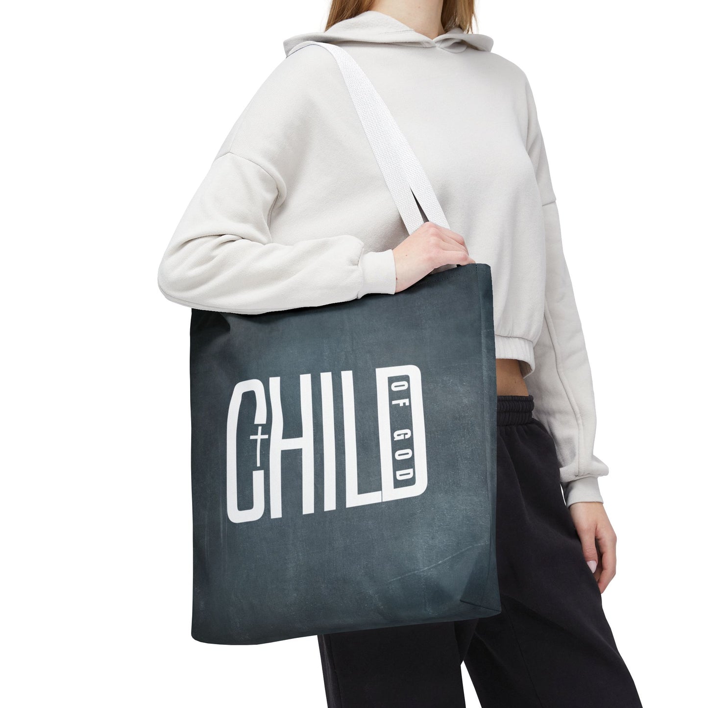 Child of God Blue Tote Bag