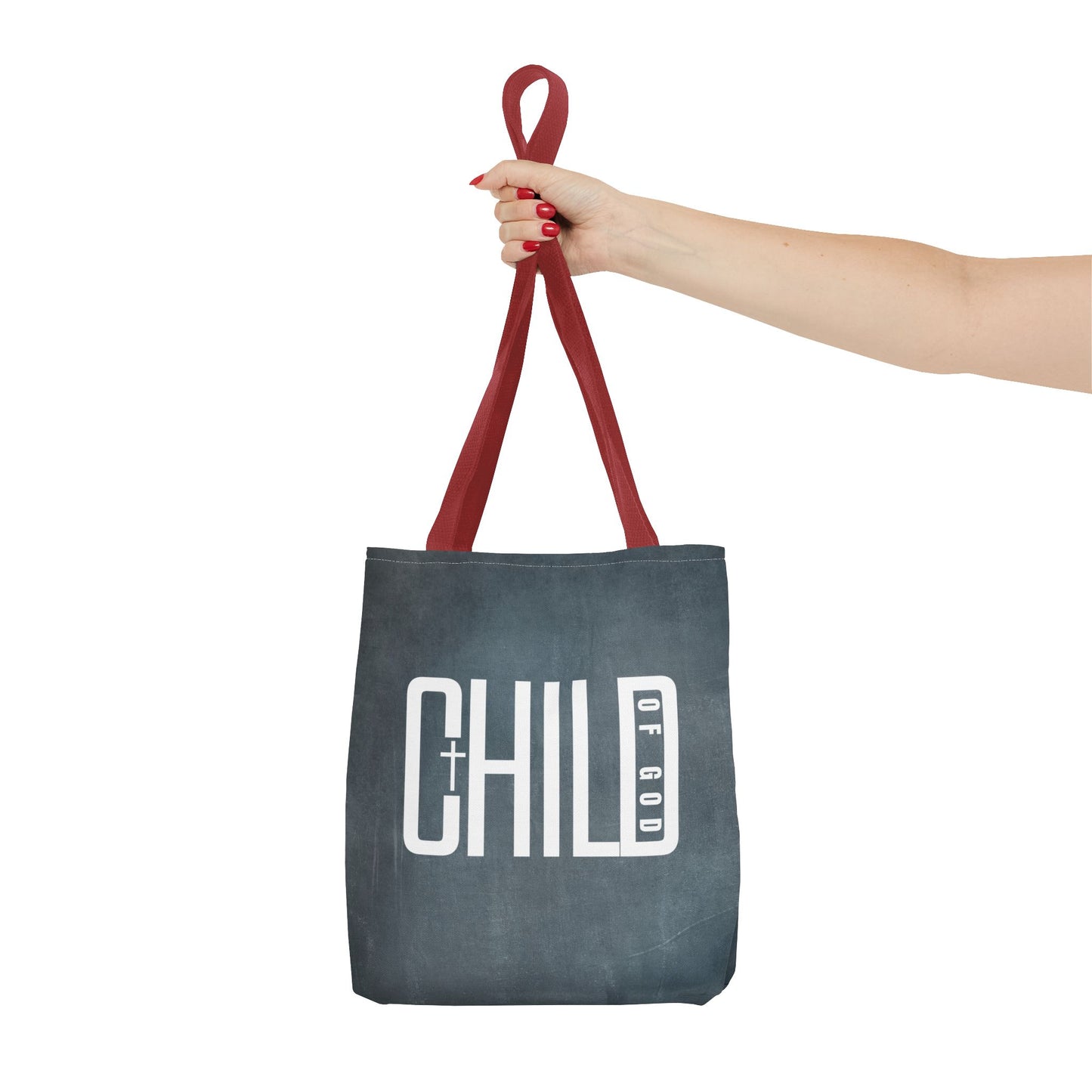 Child of God Blue Tote Bag