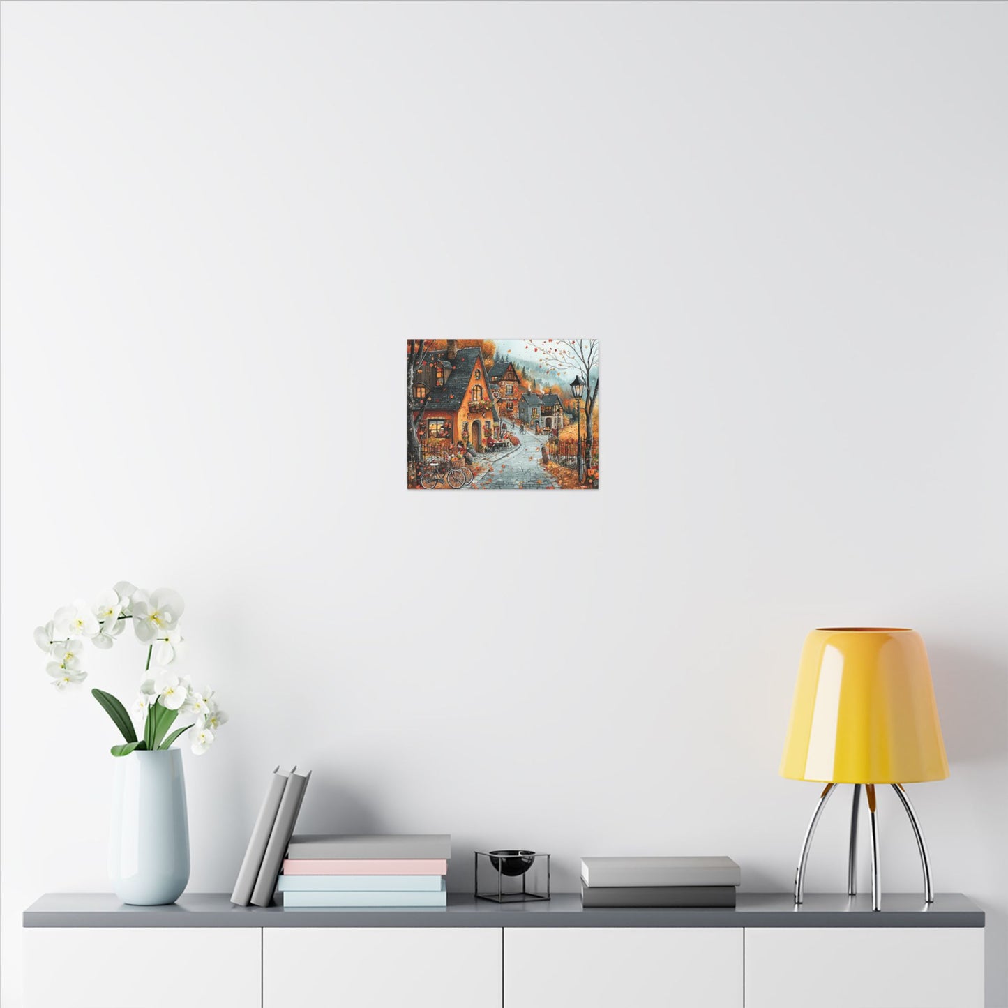 Charming Fall Village Canvas Collection #2