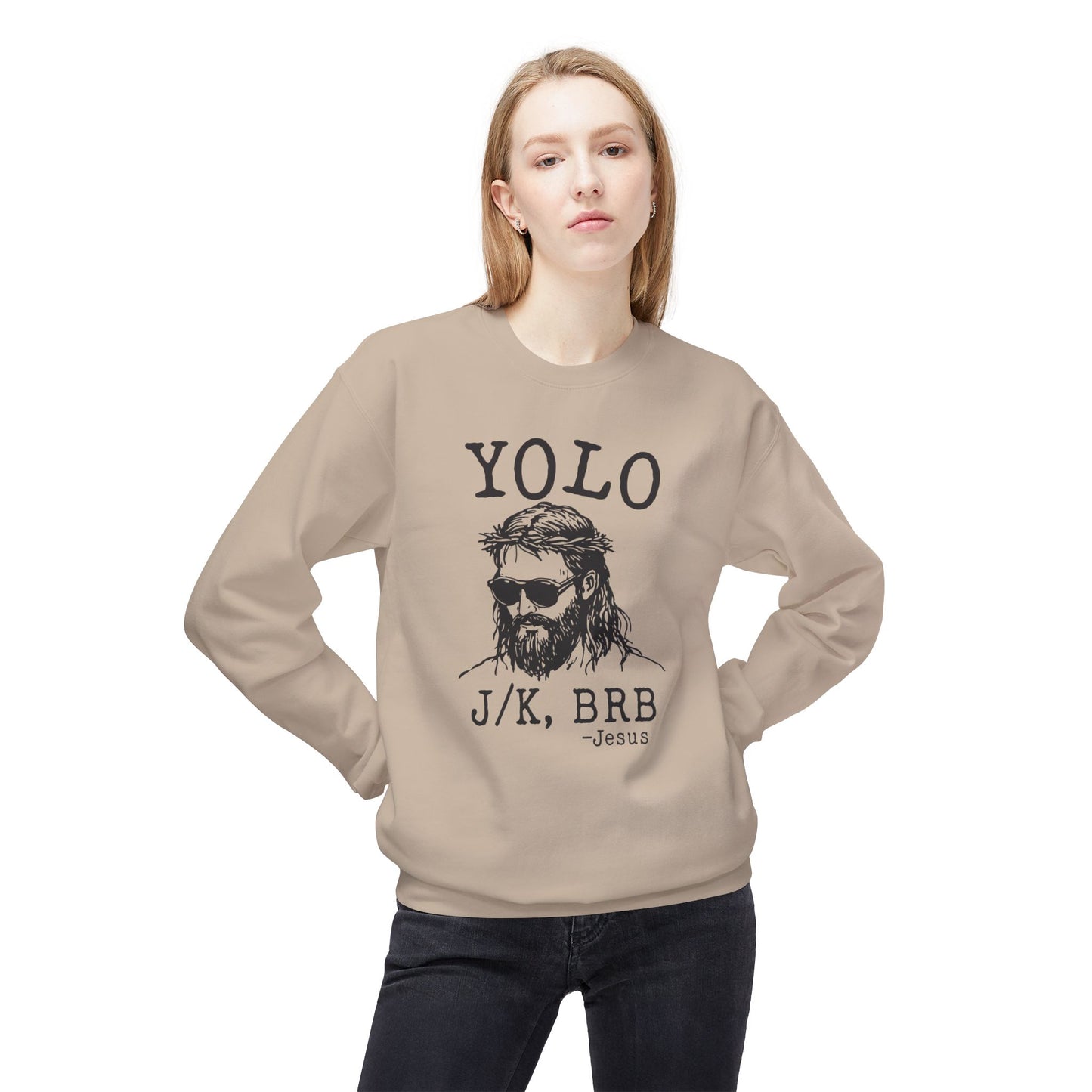BRB Jesus Soft Style Sweatshirt (Unisex)