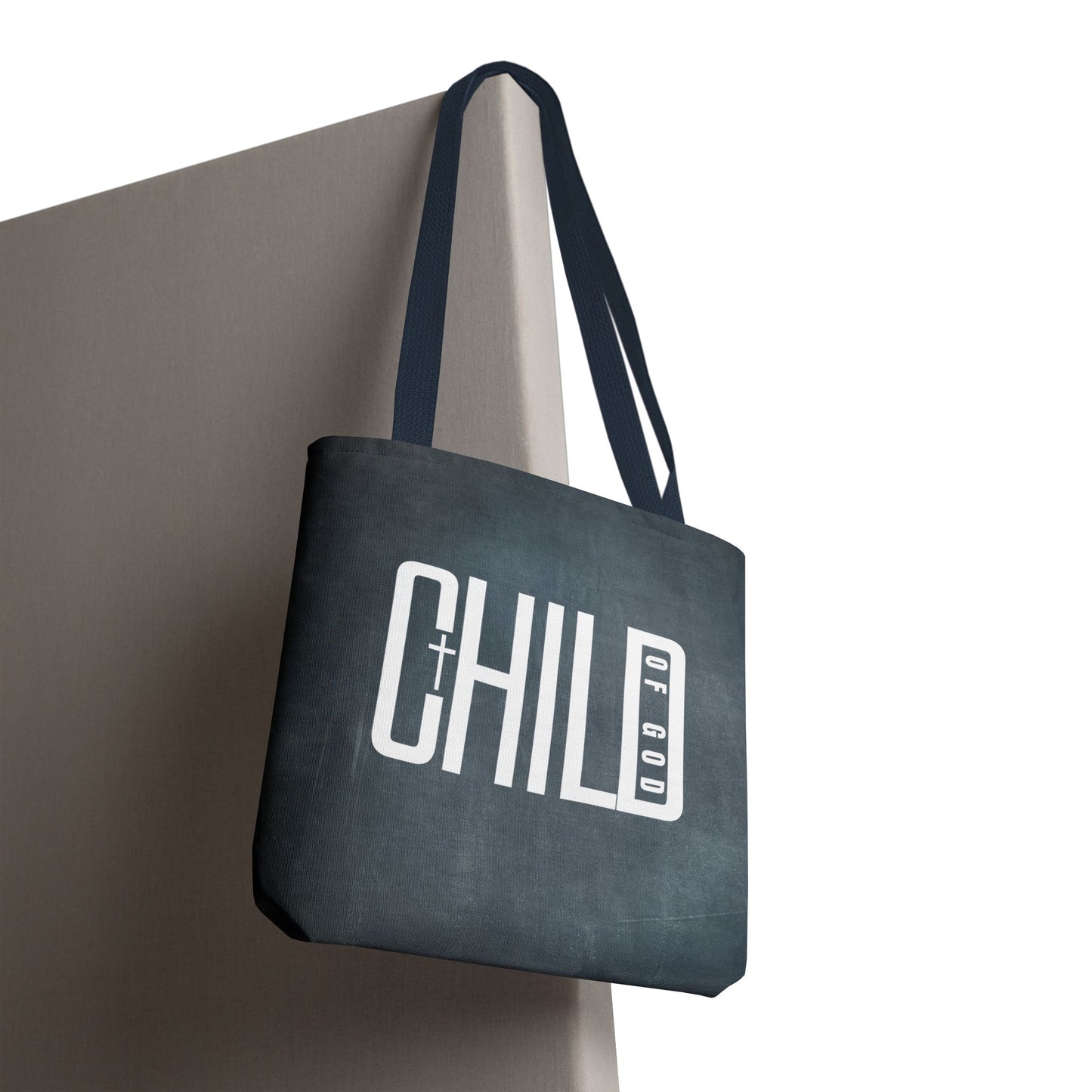 Child of God Blue Tote Bag
