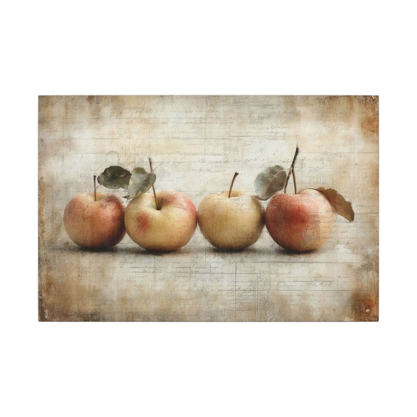 Farmhouse Apple Canvas Wall Art