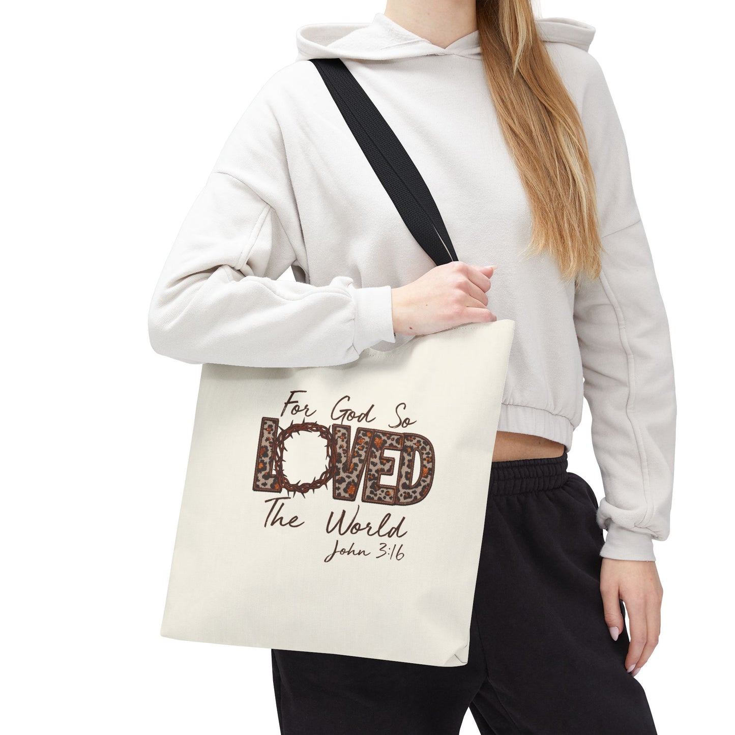 For God So Loved Tote Bag