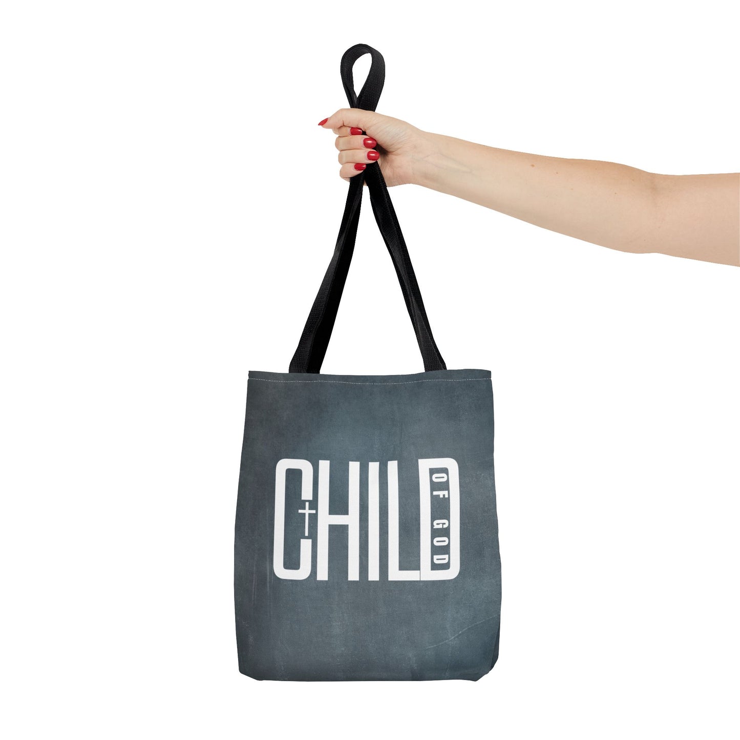 Child of God Blue Tote Bag