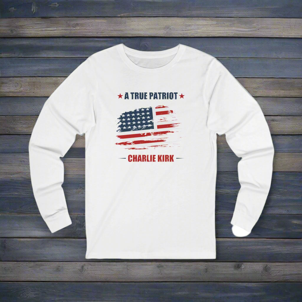 True Patriot Charlie Kirk Long Sleeve Tee