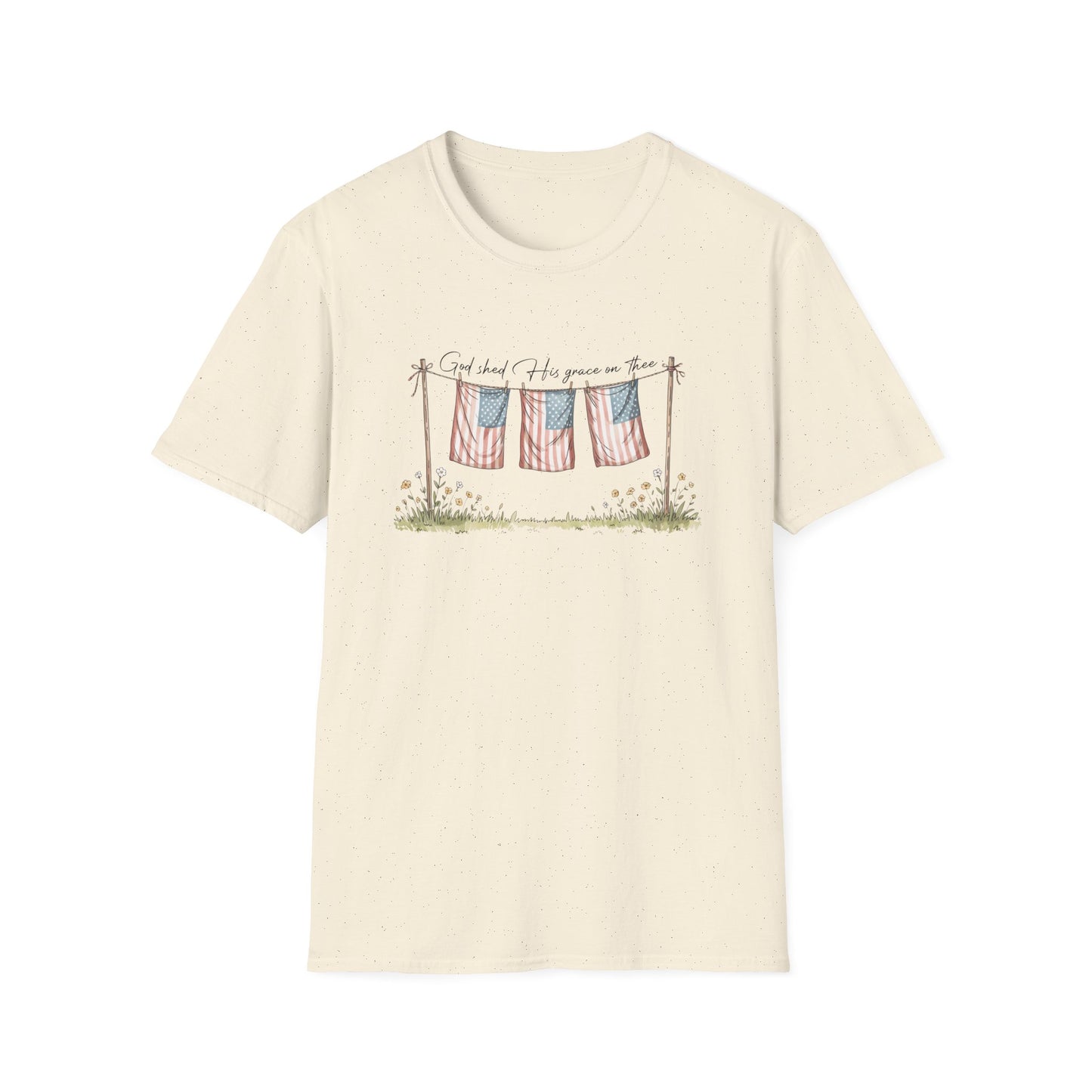 God Shed His Grace Softstyle T-Shirt