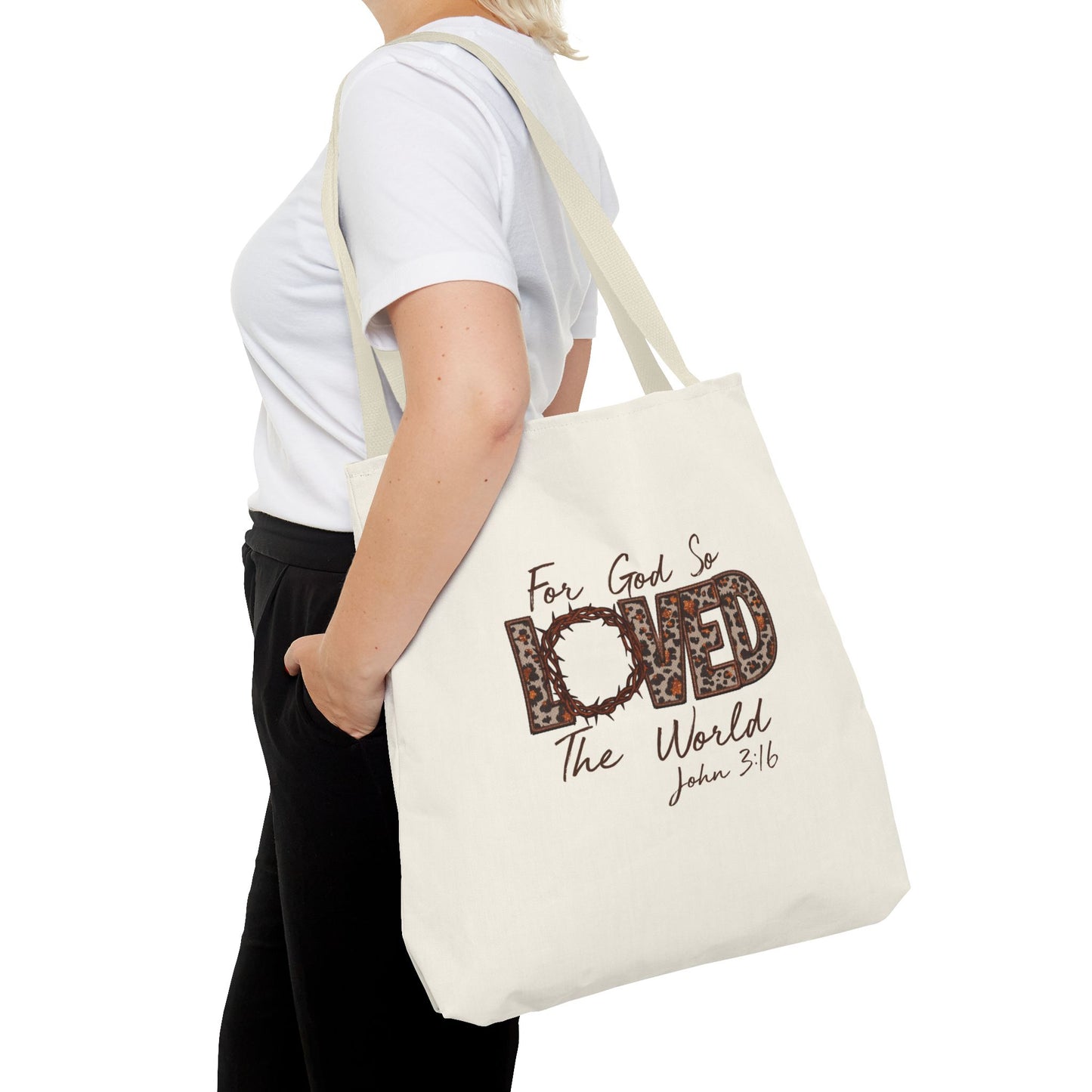 For God So Loved Tote Bag