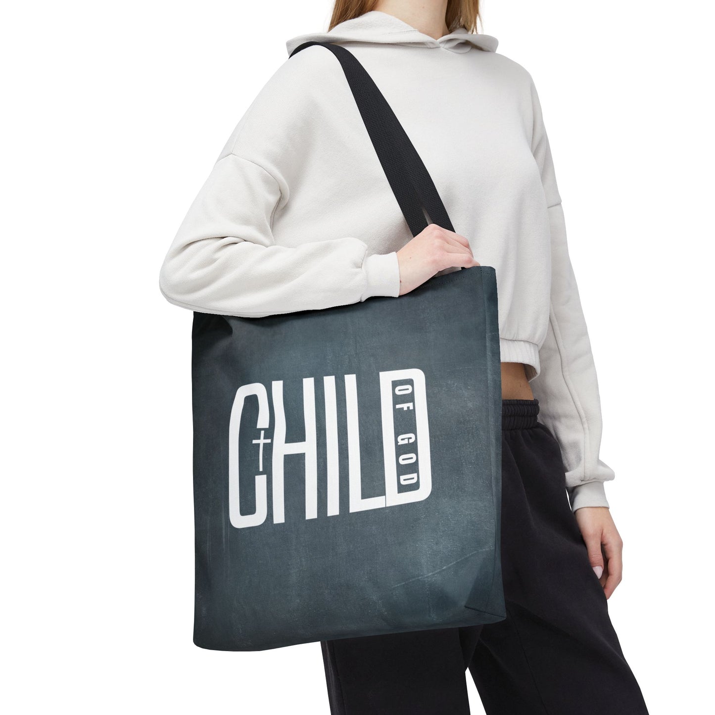 Child of God Blue Tote Bag