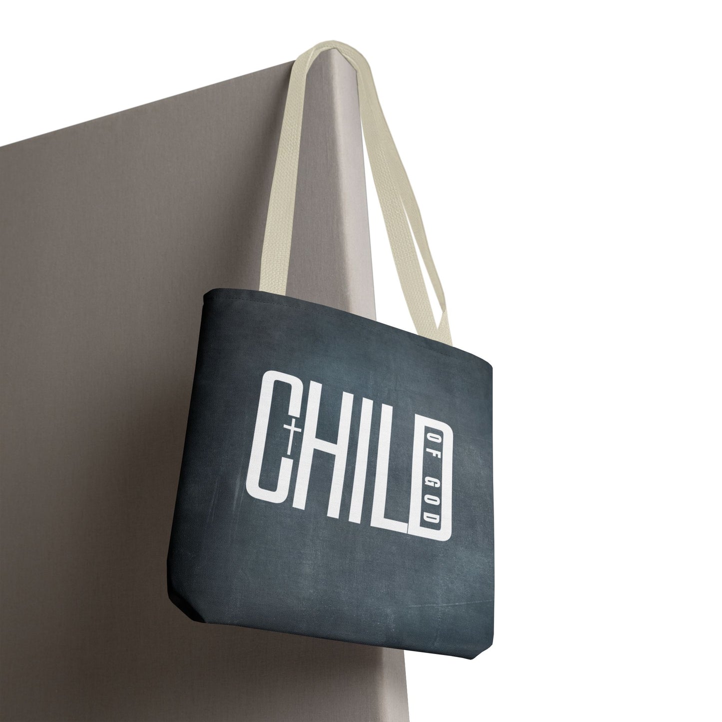 Child of God Blue Tote Bag