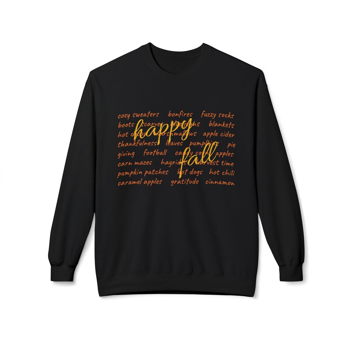 Happy Fall Softstyle Fleece Sweatshirt