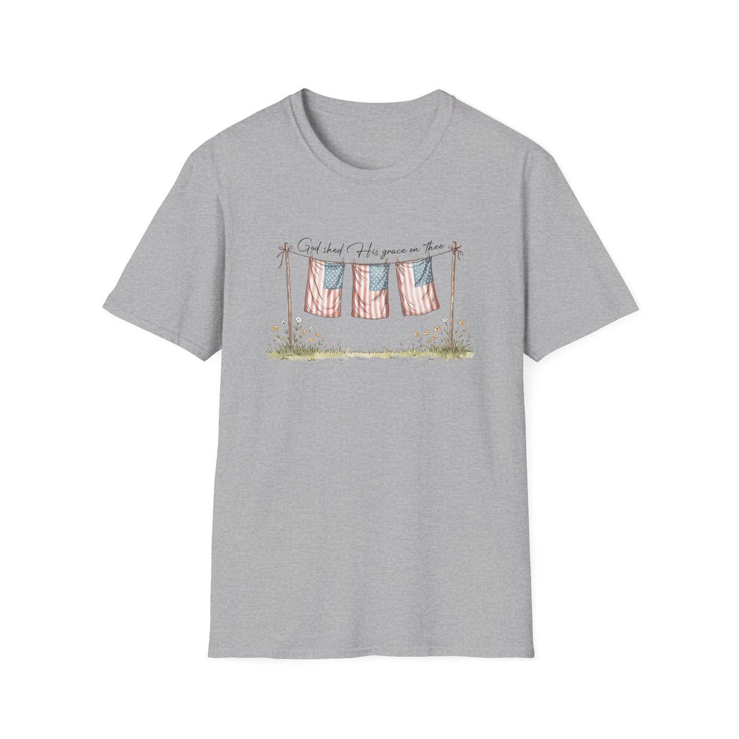God Shed His Grace Softstyle T-Shirt