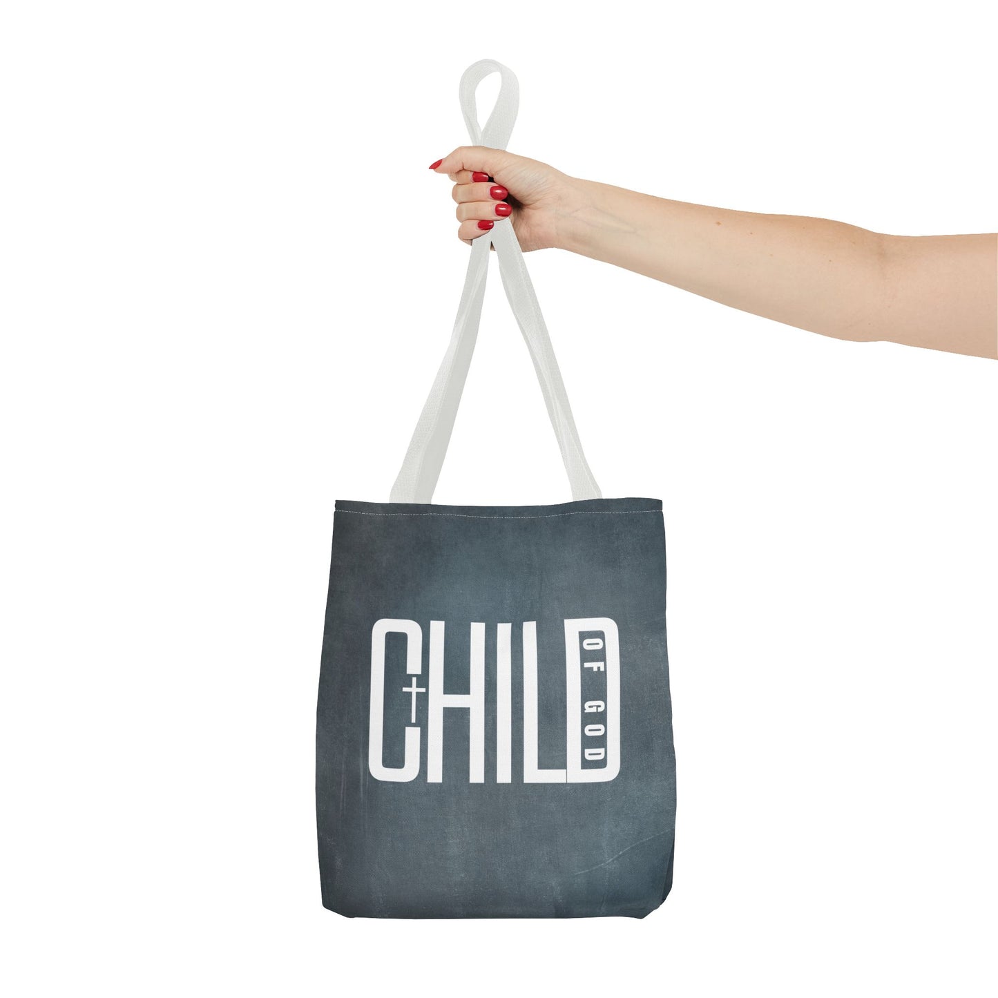 Child of God Blue Tote Bag