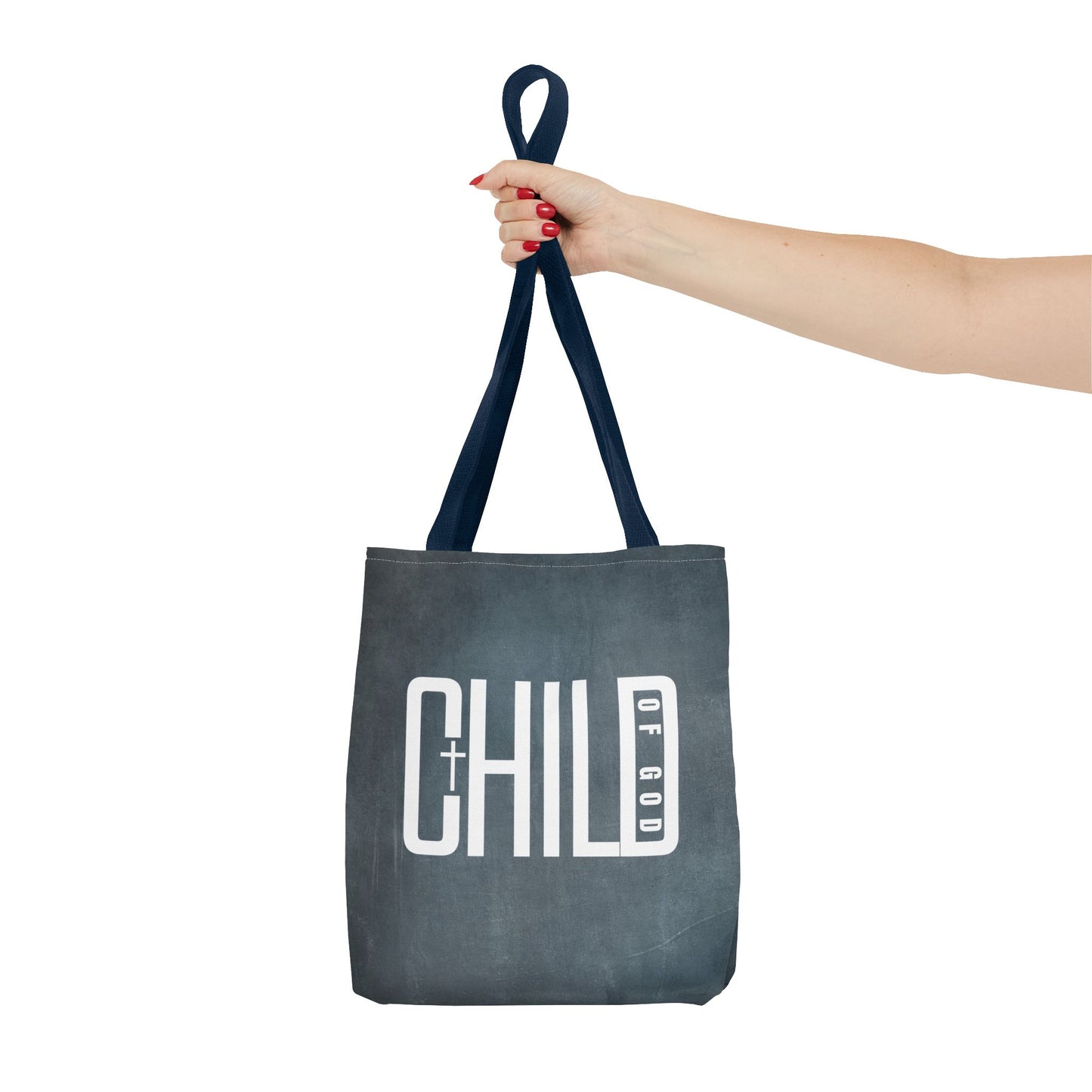 Child of God Blue Tote Bag