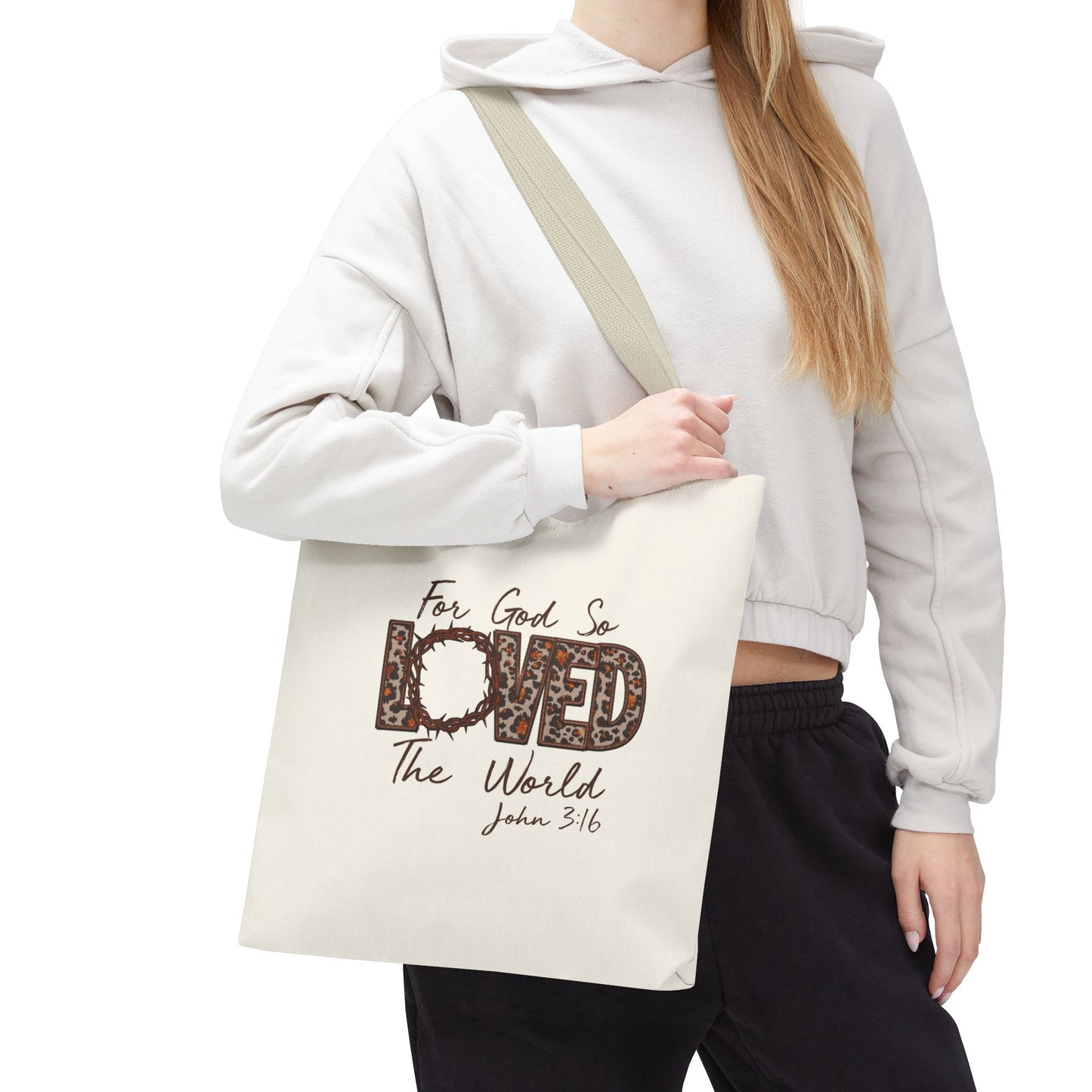 For God So Loved Tote Bag