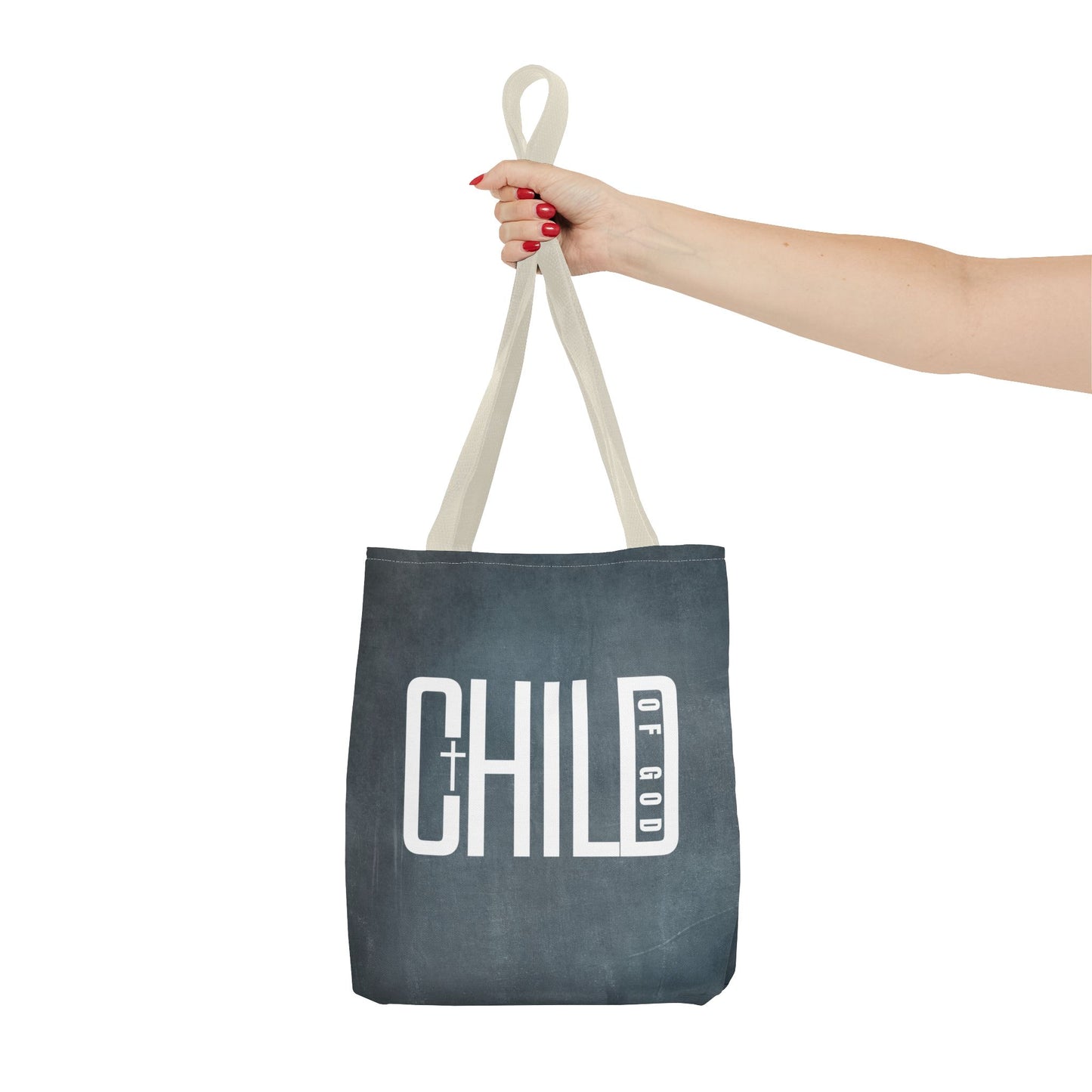 Child of God Blue Tote Bag