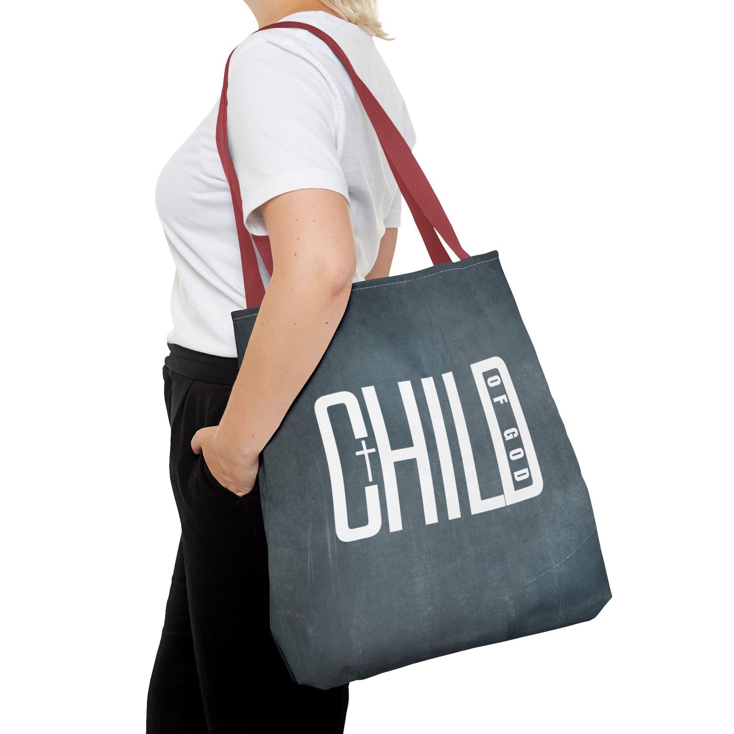 Child of God Blue Tote Bag