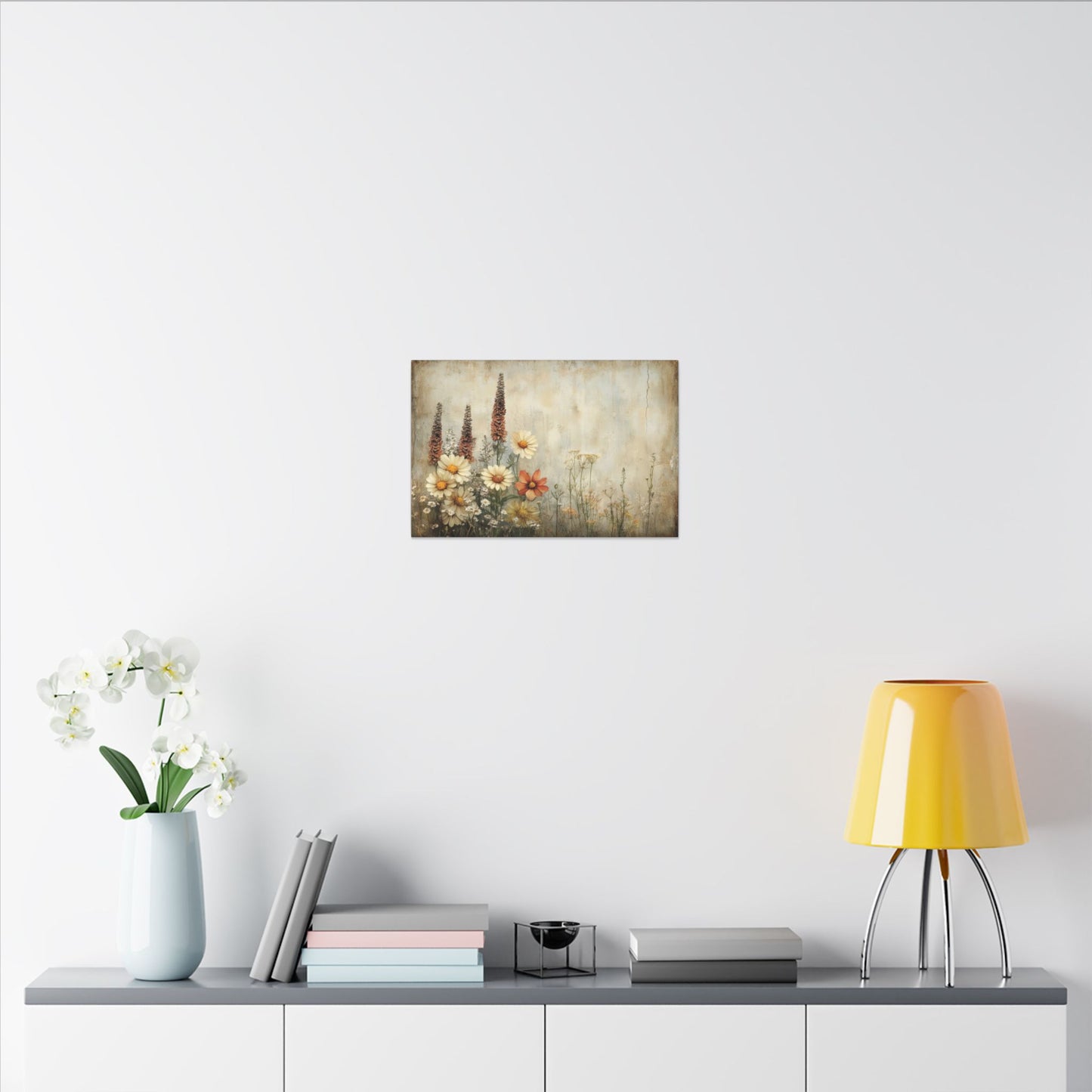Wildflower Cluster Canvas Wall Art