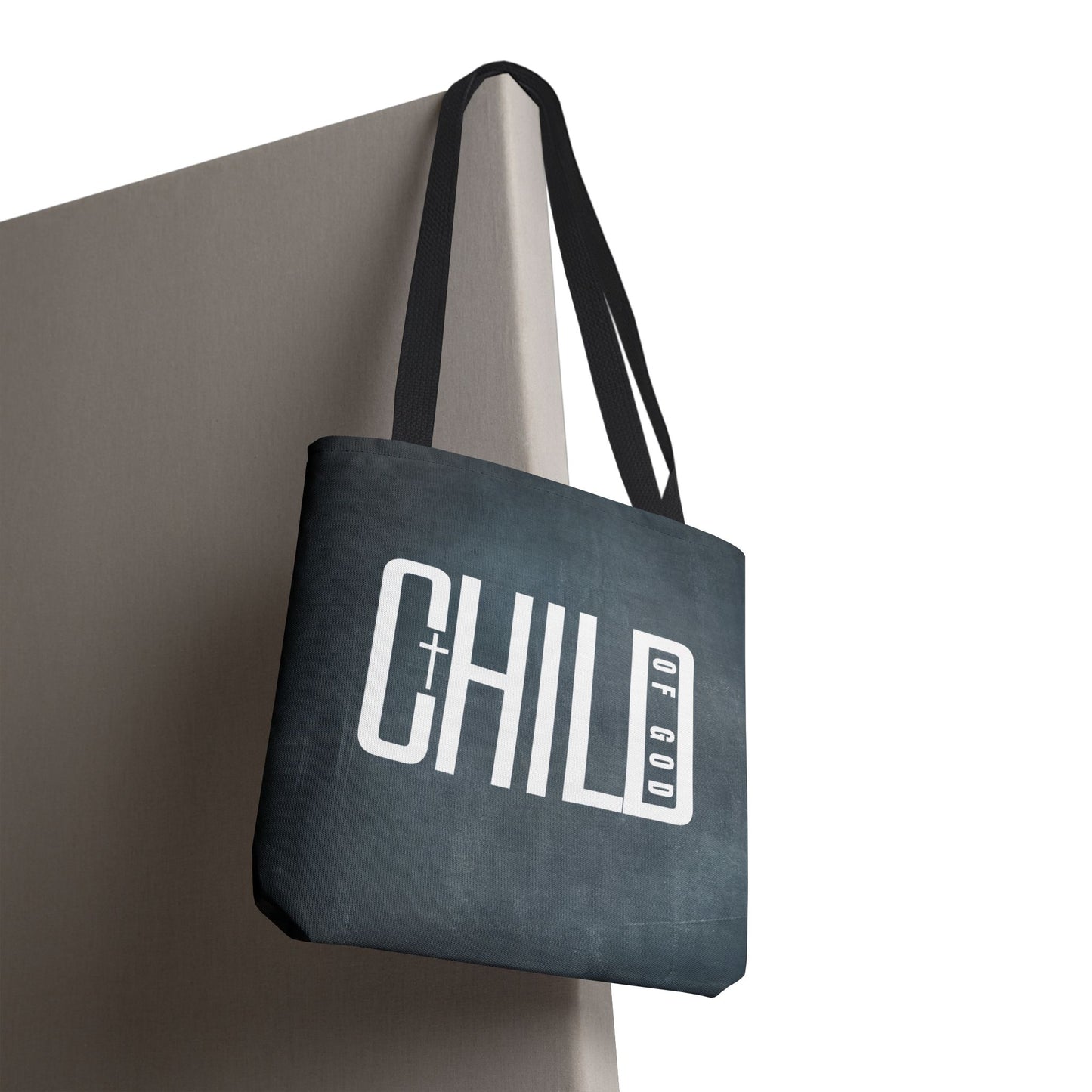 Child of God Blue Tote Bag