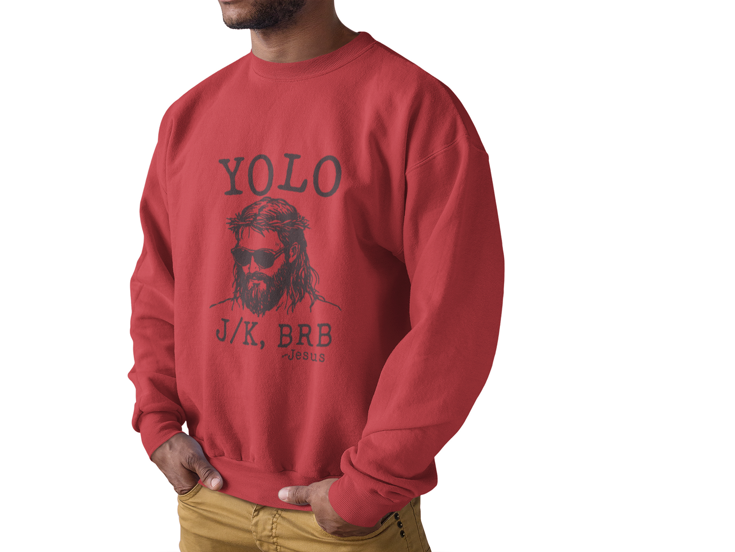 BRB Jesus Soft Style Sweatshirt (Unisex)