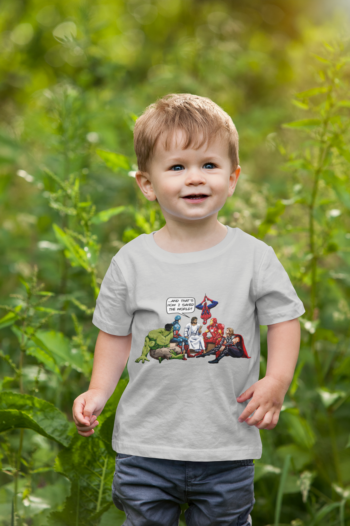 Jesus Saved the World Toddler T-Shirt