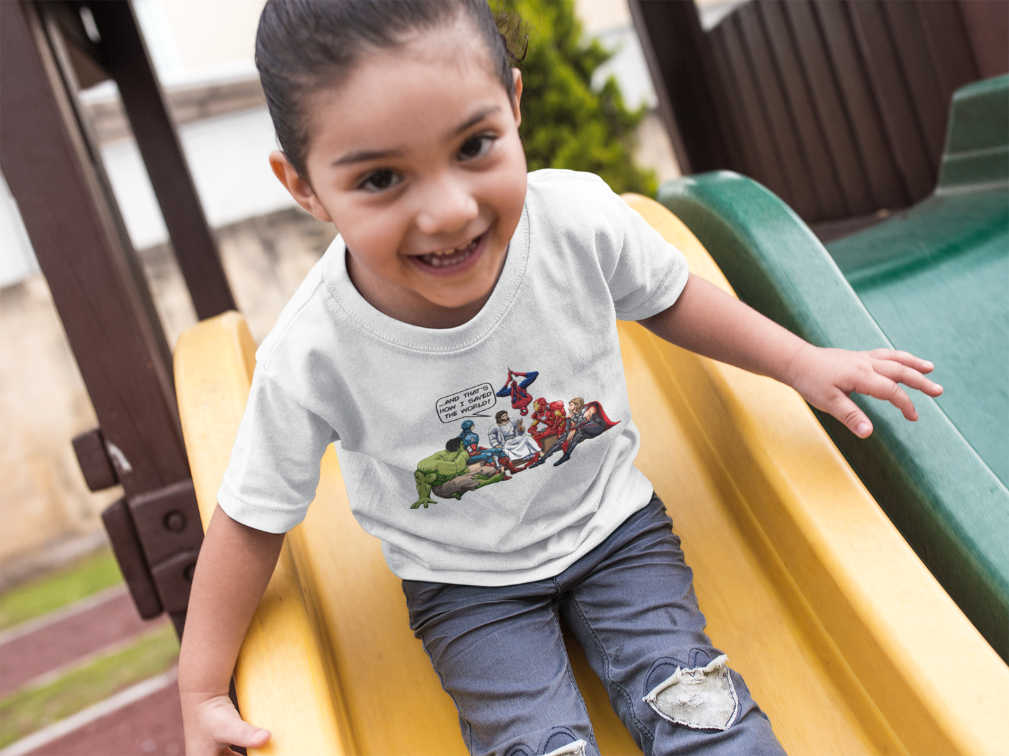 Jesus Saved the World Toddler T-Shirt