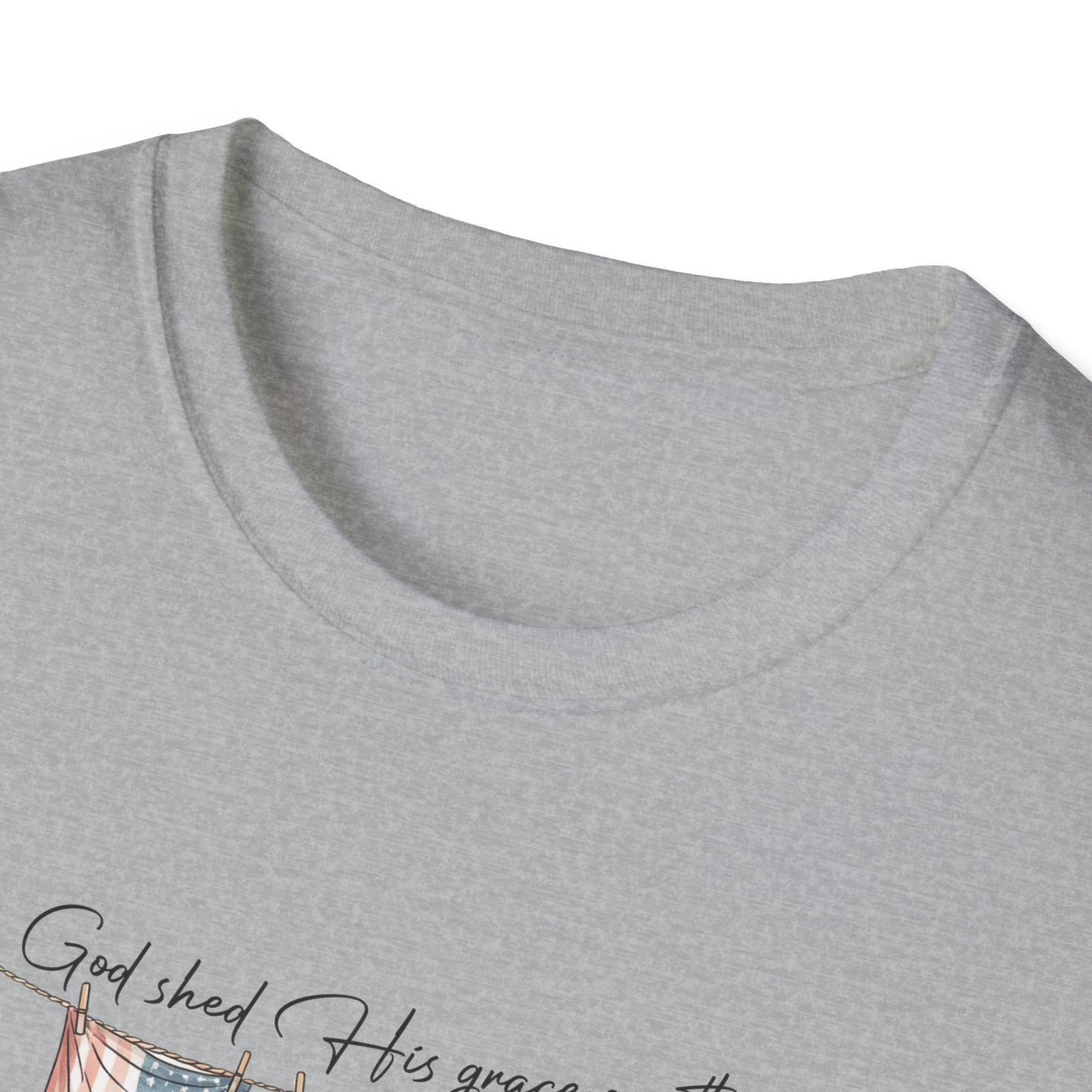 God Shed His Grace Softstyle T-Shirt