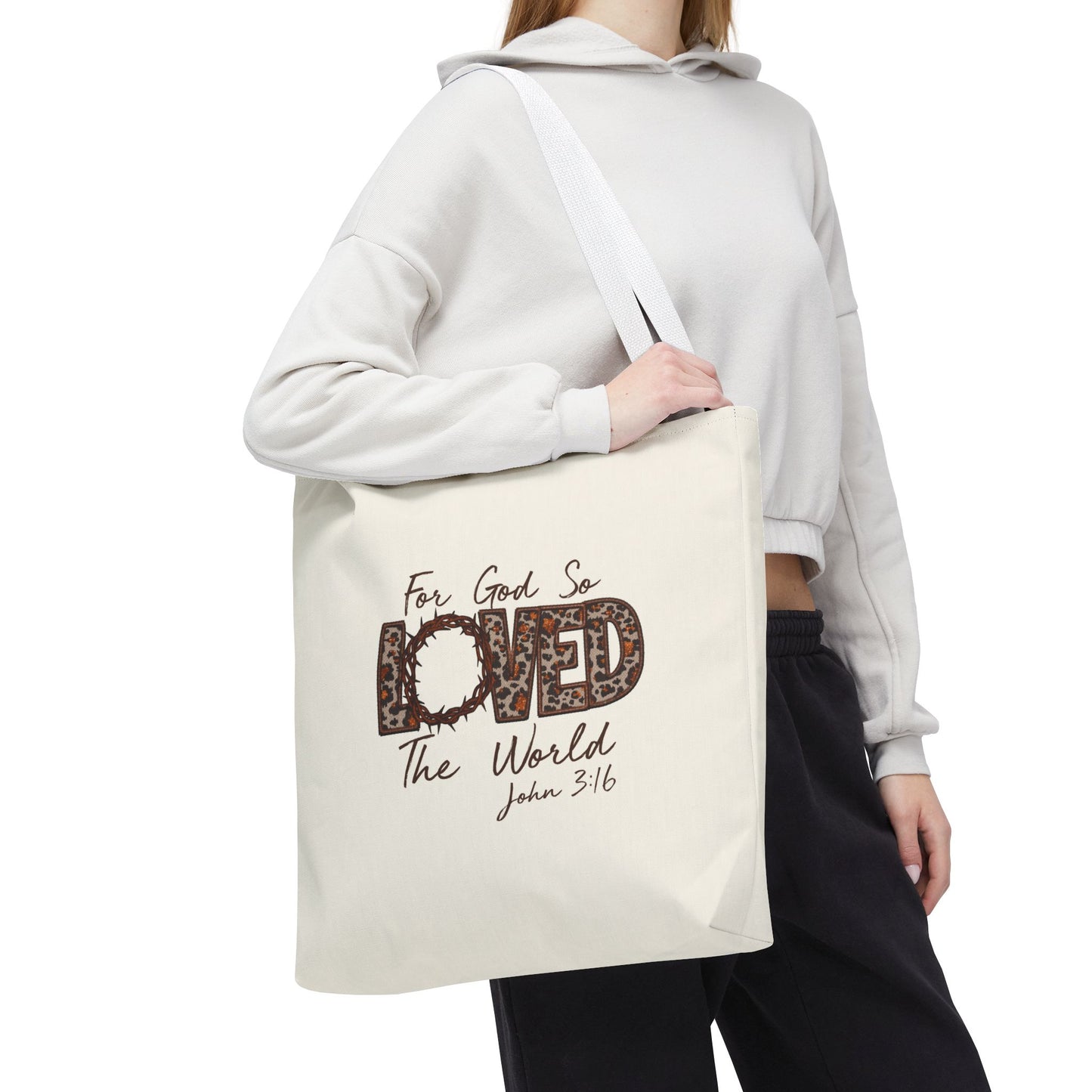 For God So Loved Tote Bag