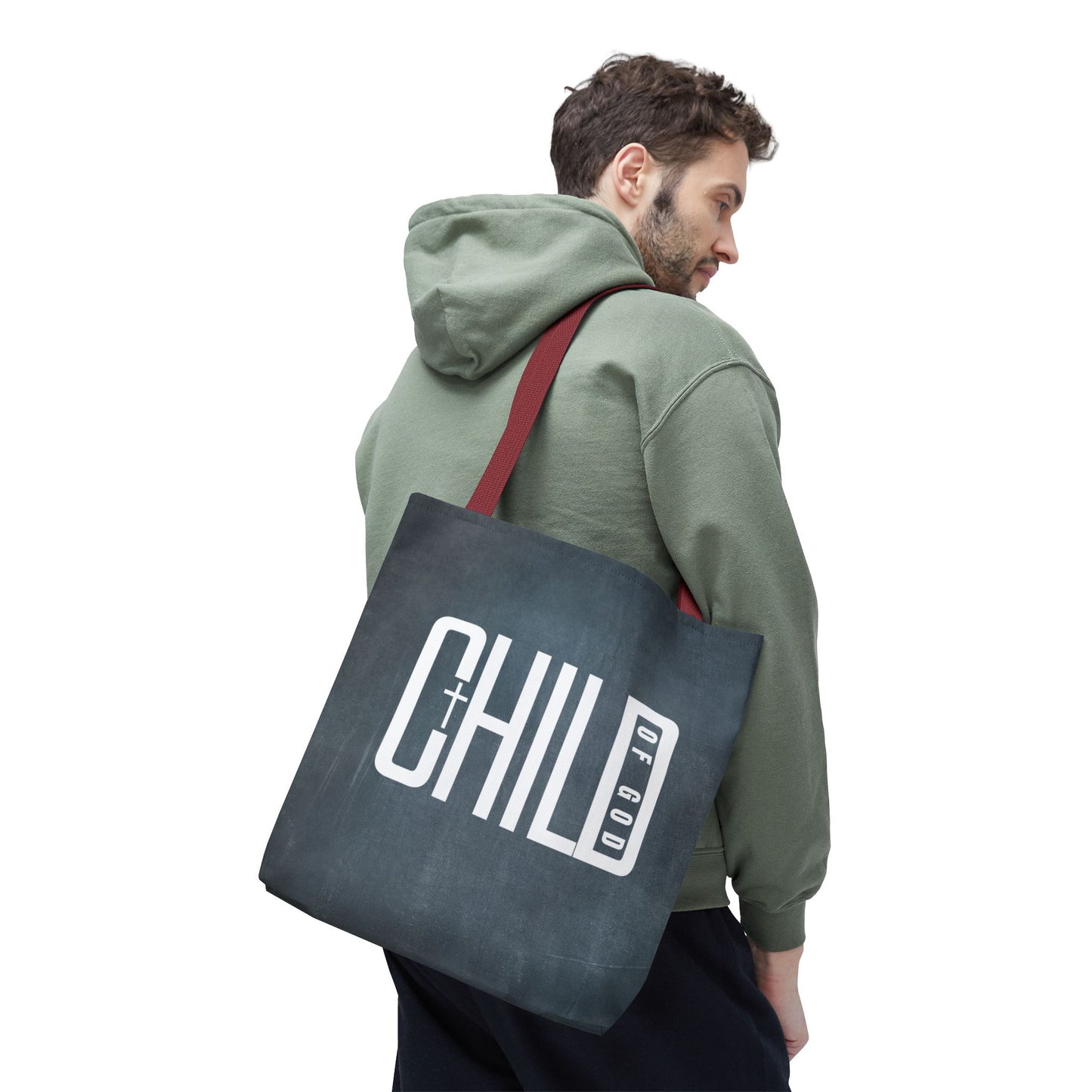 Child of God Blue Tote Bag