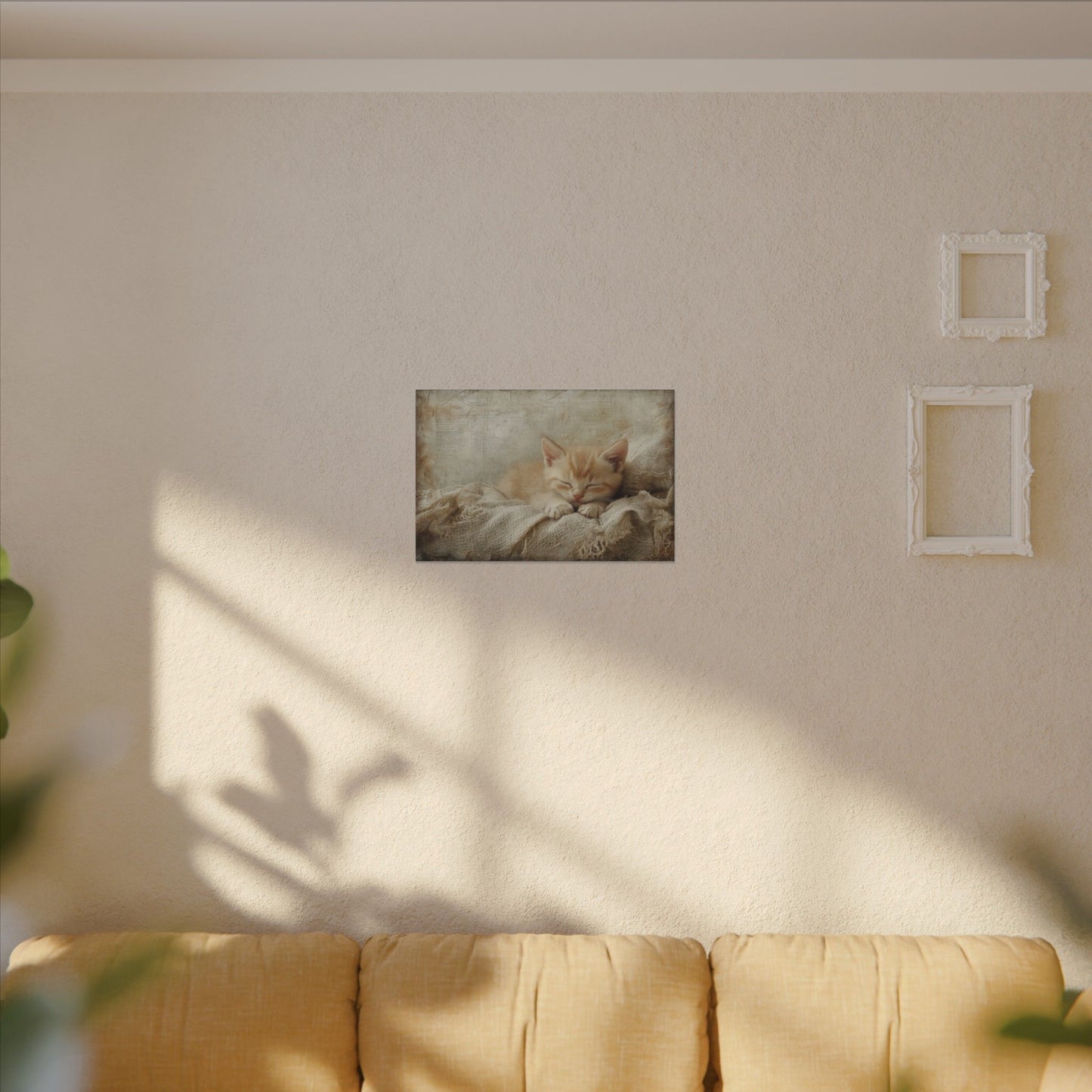 Cat Nap Canvas Wall Art