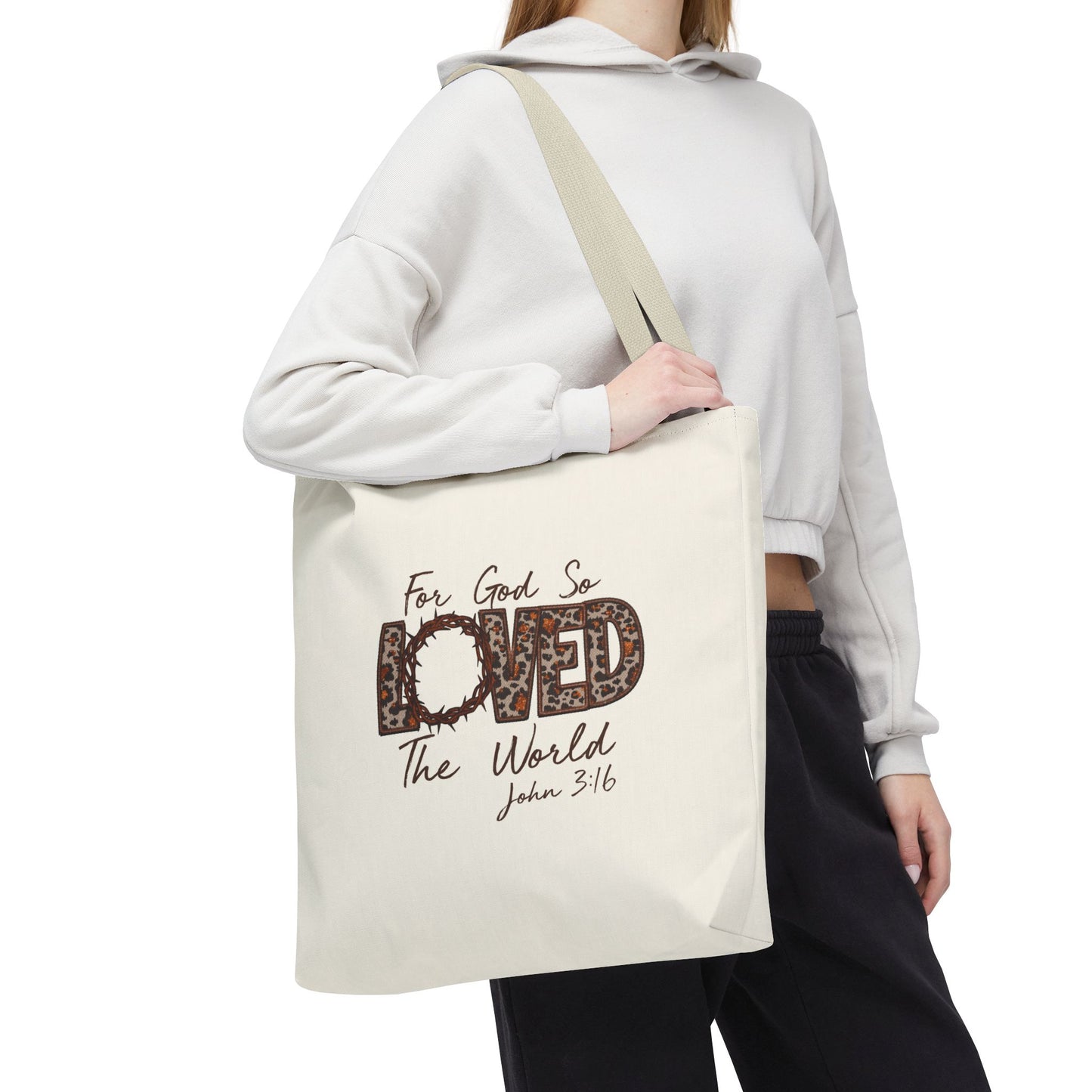For God So Loved Tote Bag