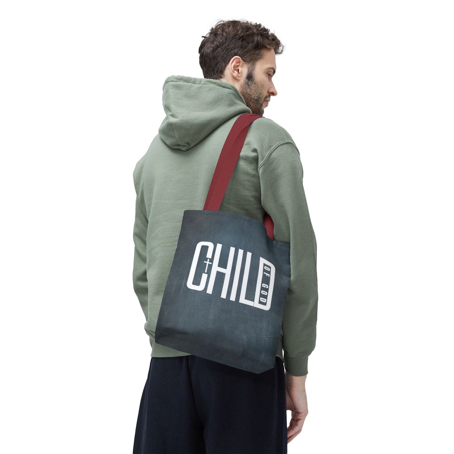Child of God Blue Tote Bag