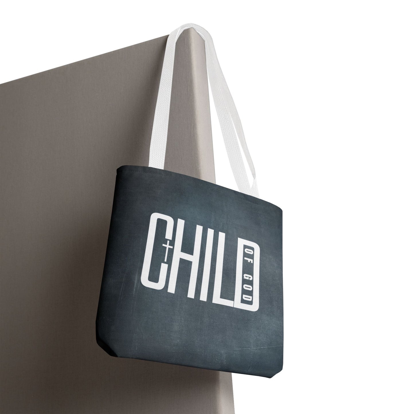 Child of God Blue Tote Bag