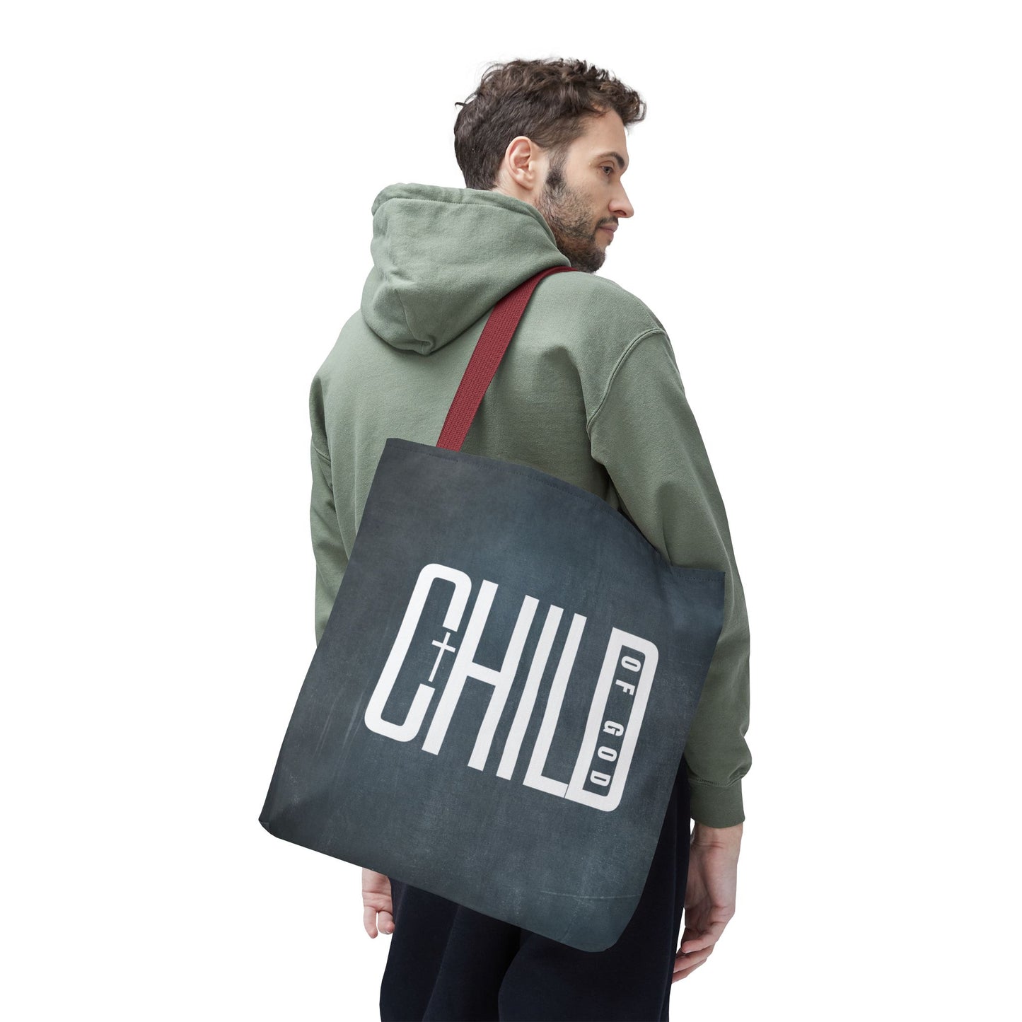 Child of God Blue Tote Bag