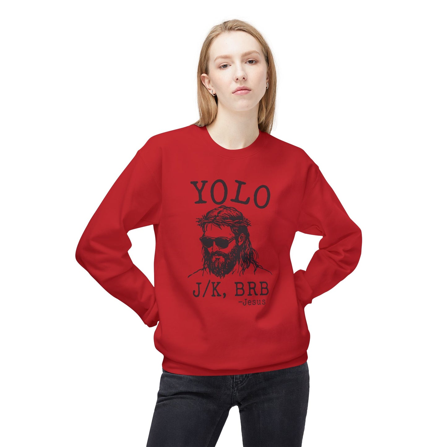 BRB Jesus Soft Style Sweatshirt (Unisex)