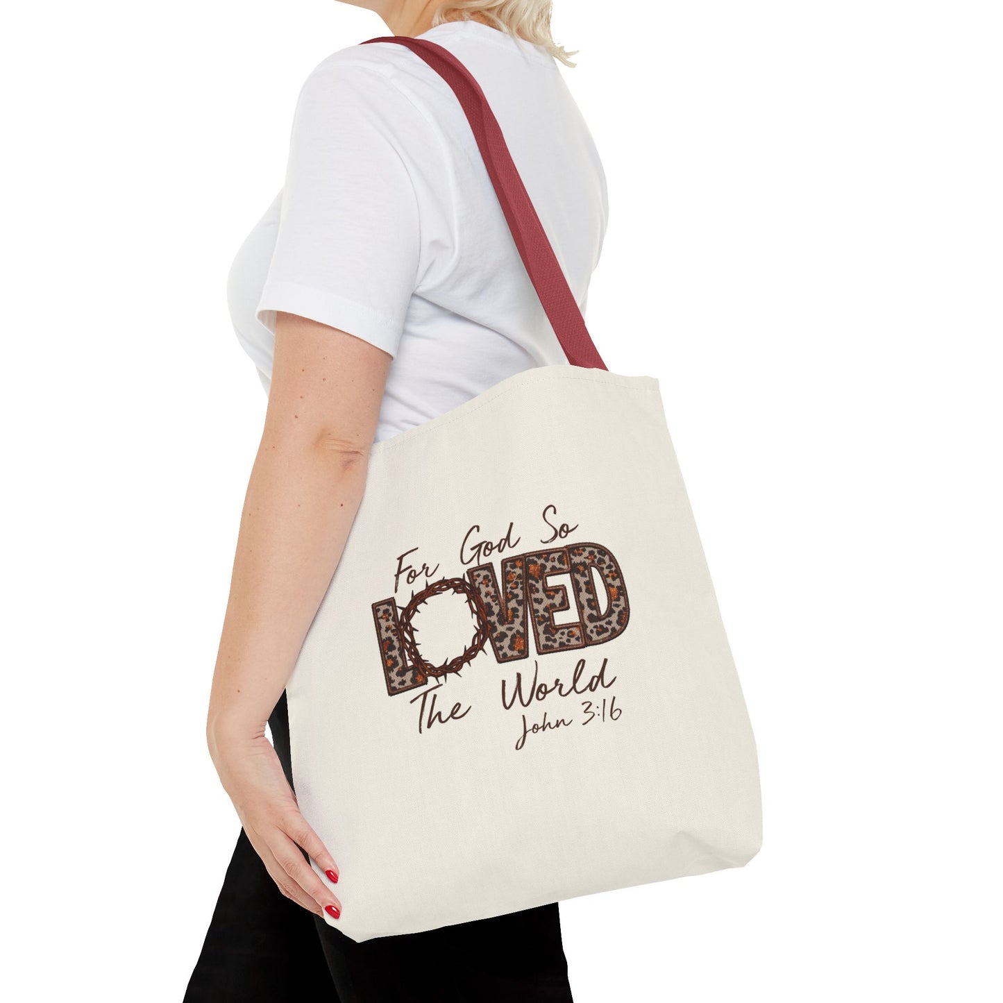 For God So Loved Tote Bag