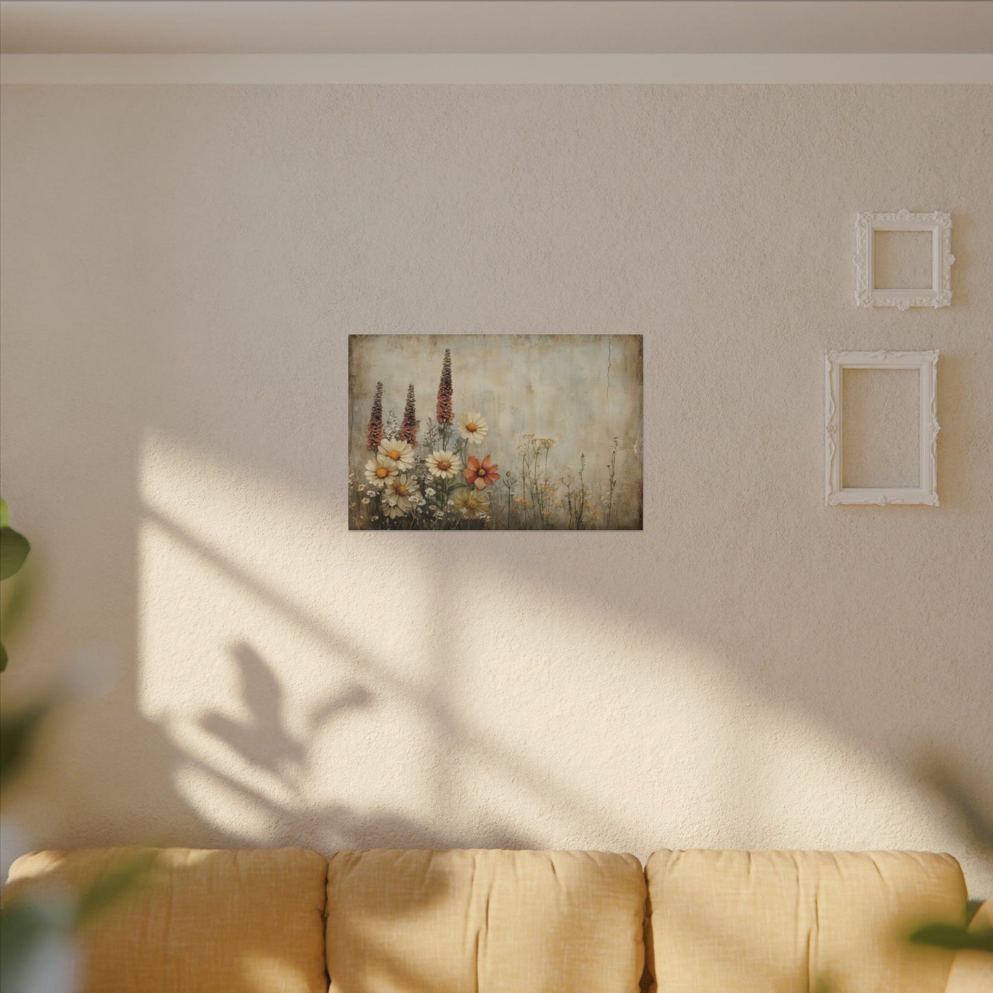 Wildflower Cluster Canvas Wall Art