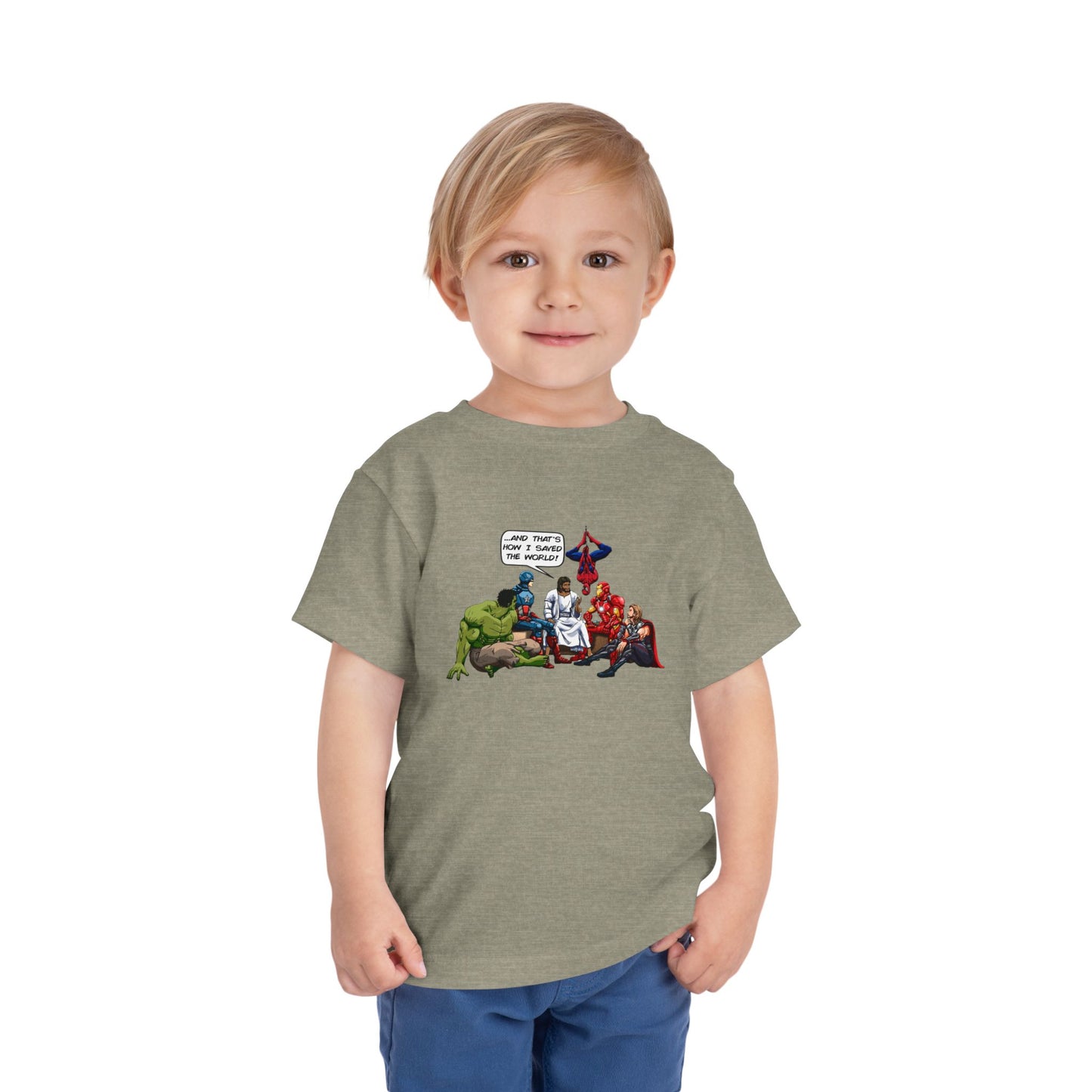 Jesus Saved the World Toddler T-Shirt