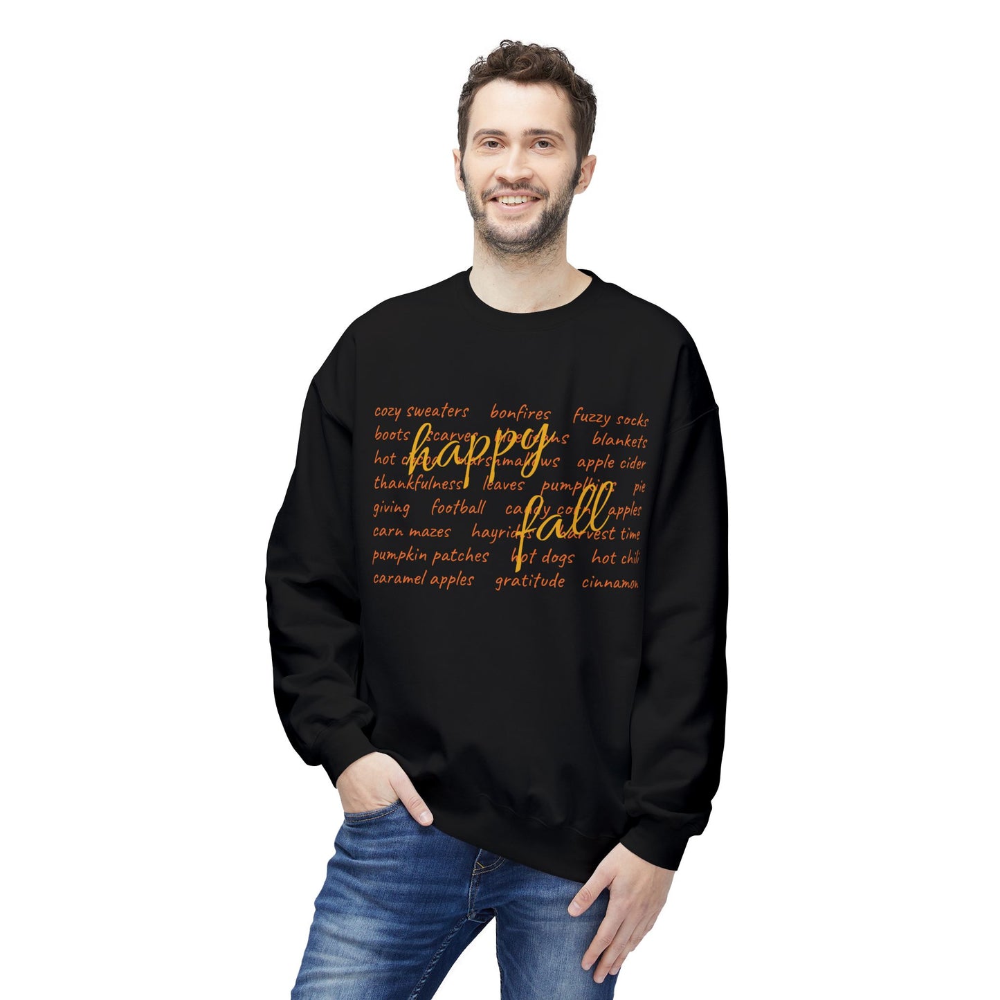 Happy Fall Softstyle Fleece Sweatshirt