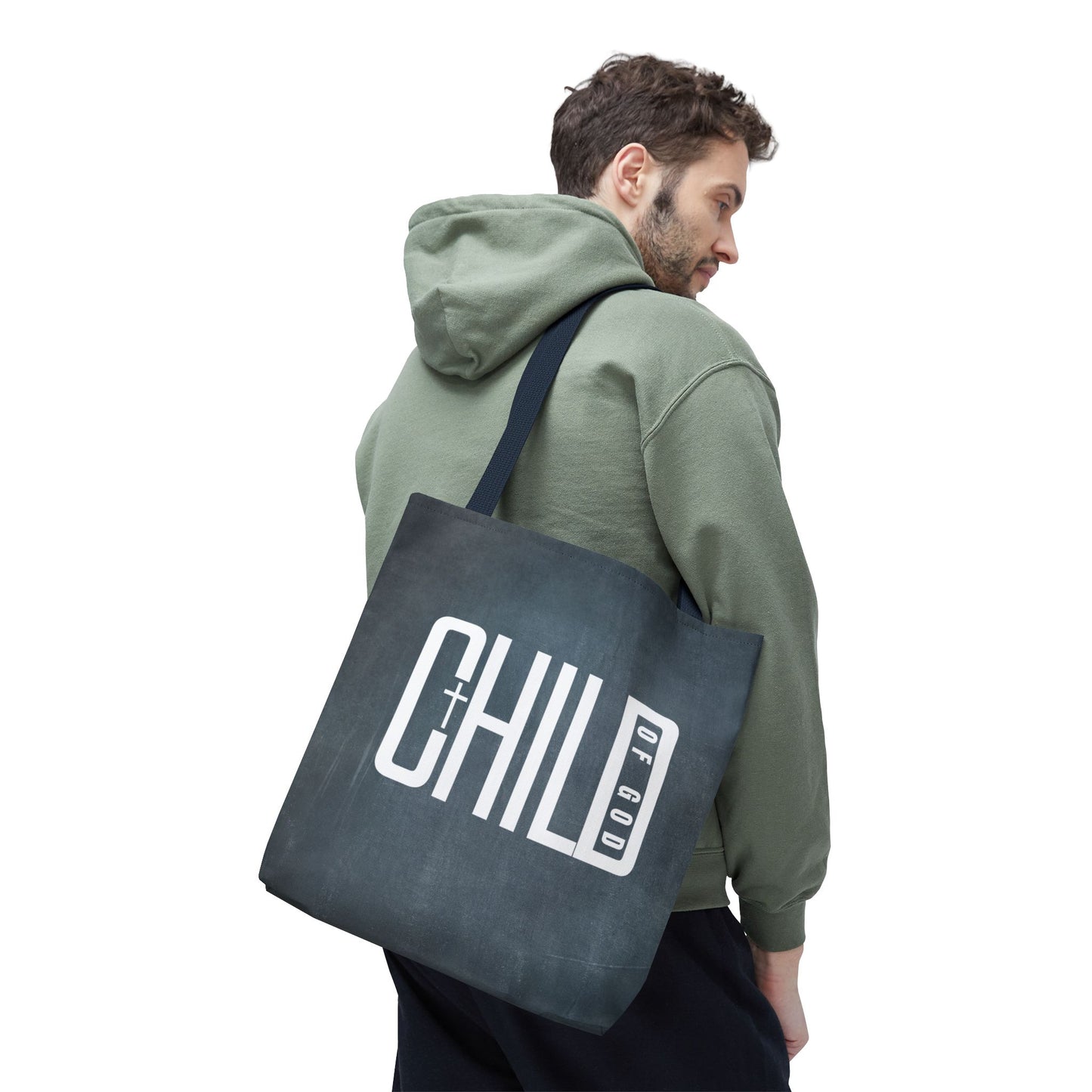 Child of God Blue Tote Bag