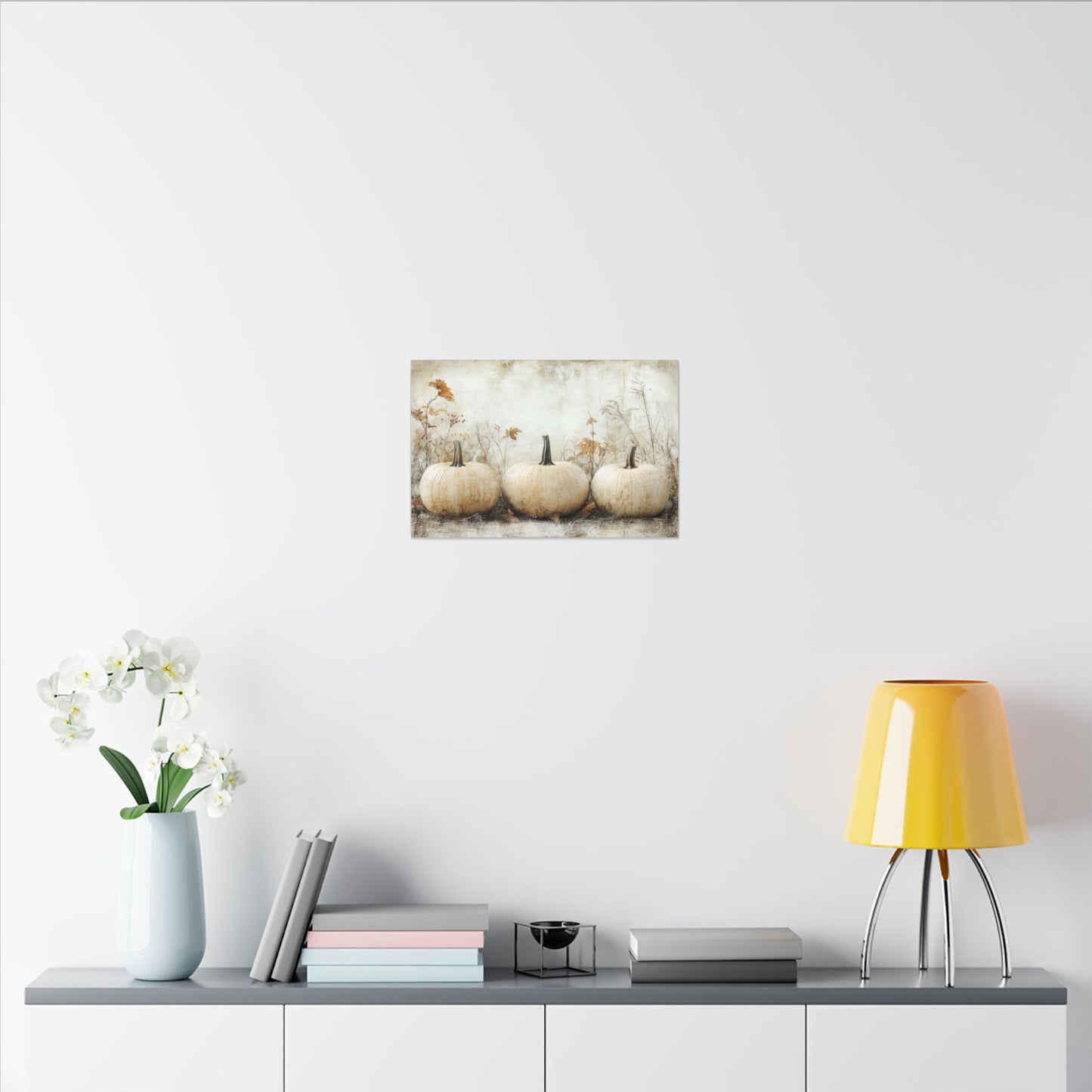 Pumpkin Trio Canvas Wall Art