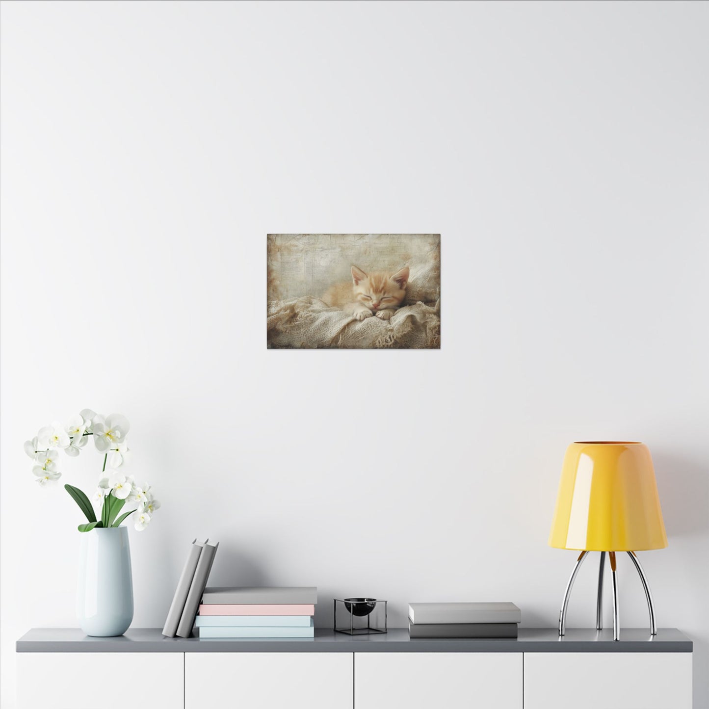 Cat Nap Canvas Wall Art