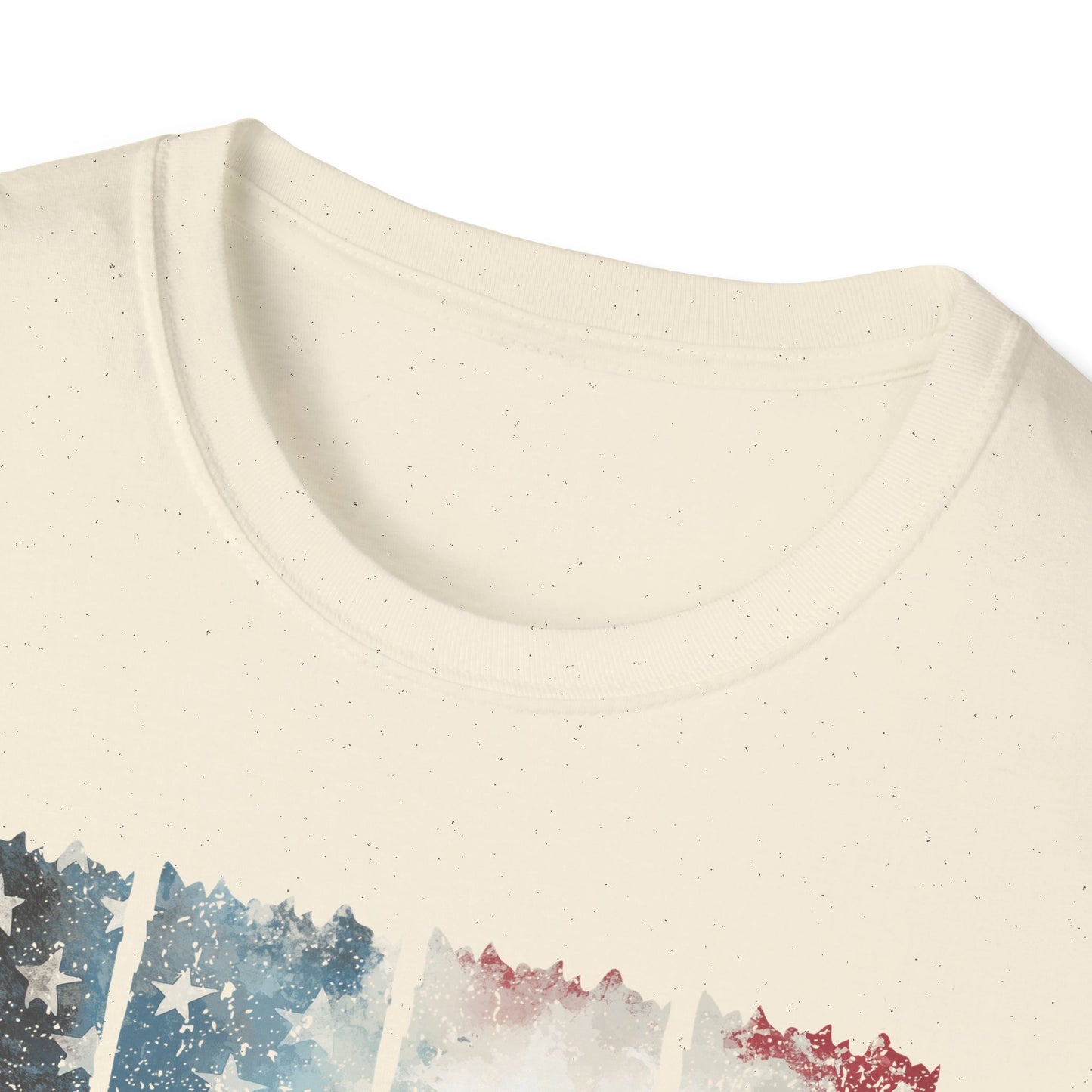 Jesus, Stars & Stripes Softstyle T-shirt