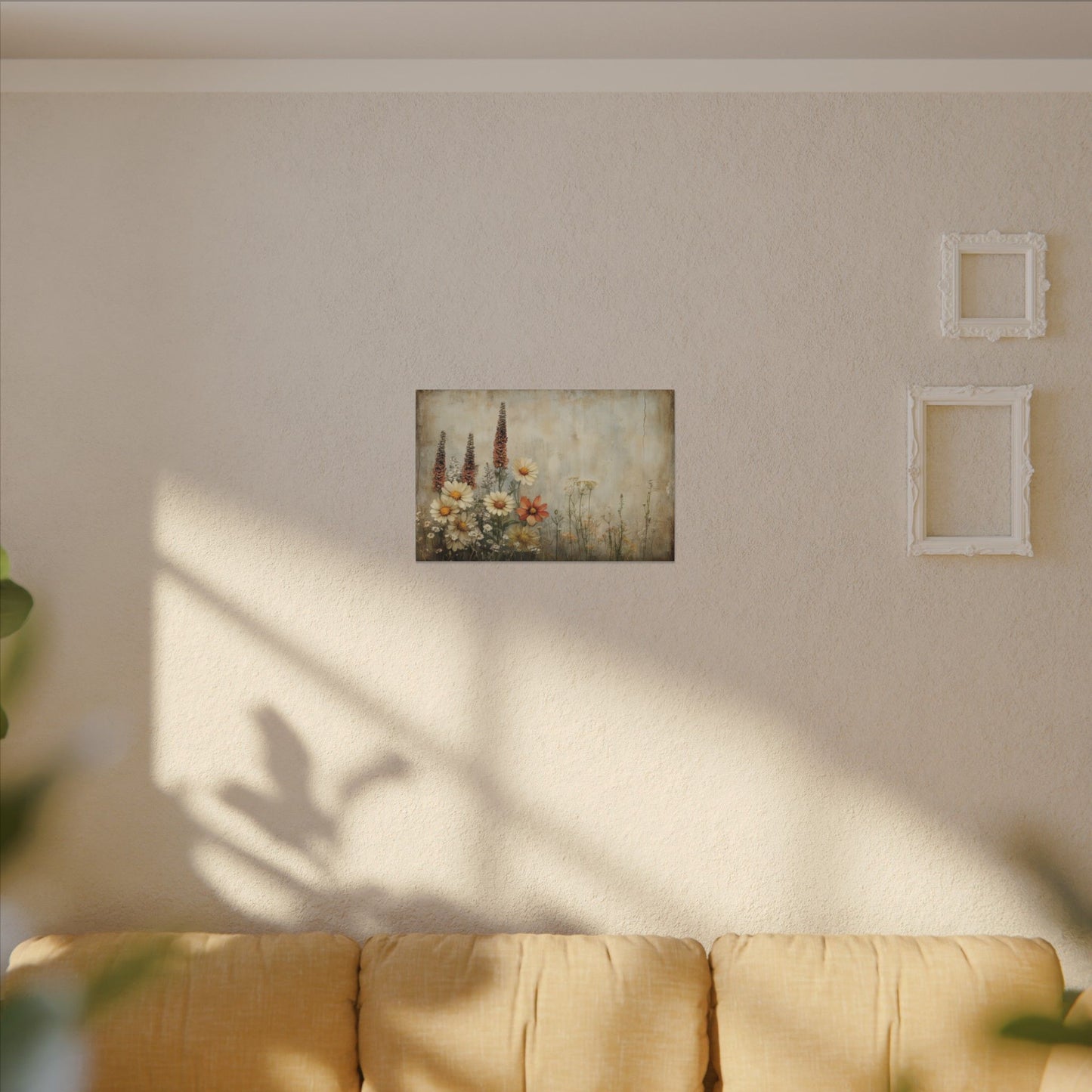 Wildflower Cluster Canvas Wall Art