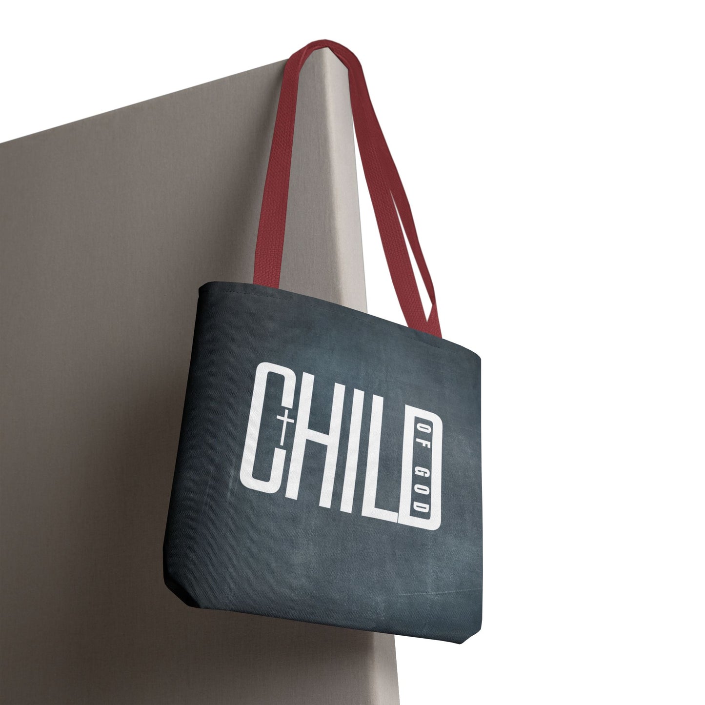 Child of God Blue Tote Bag