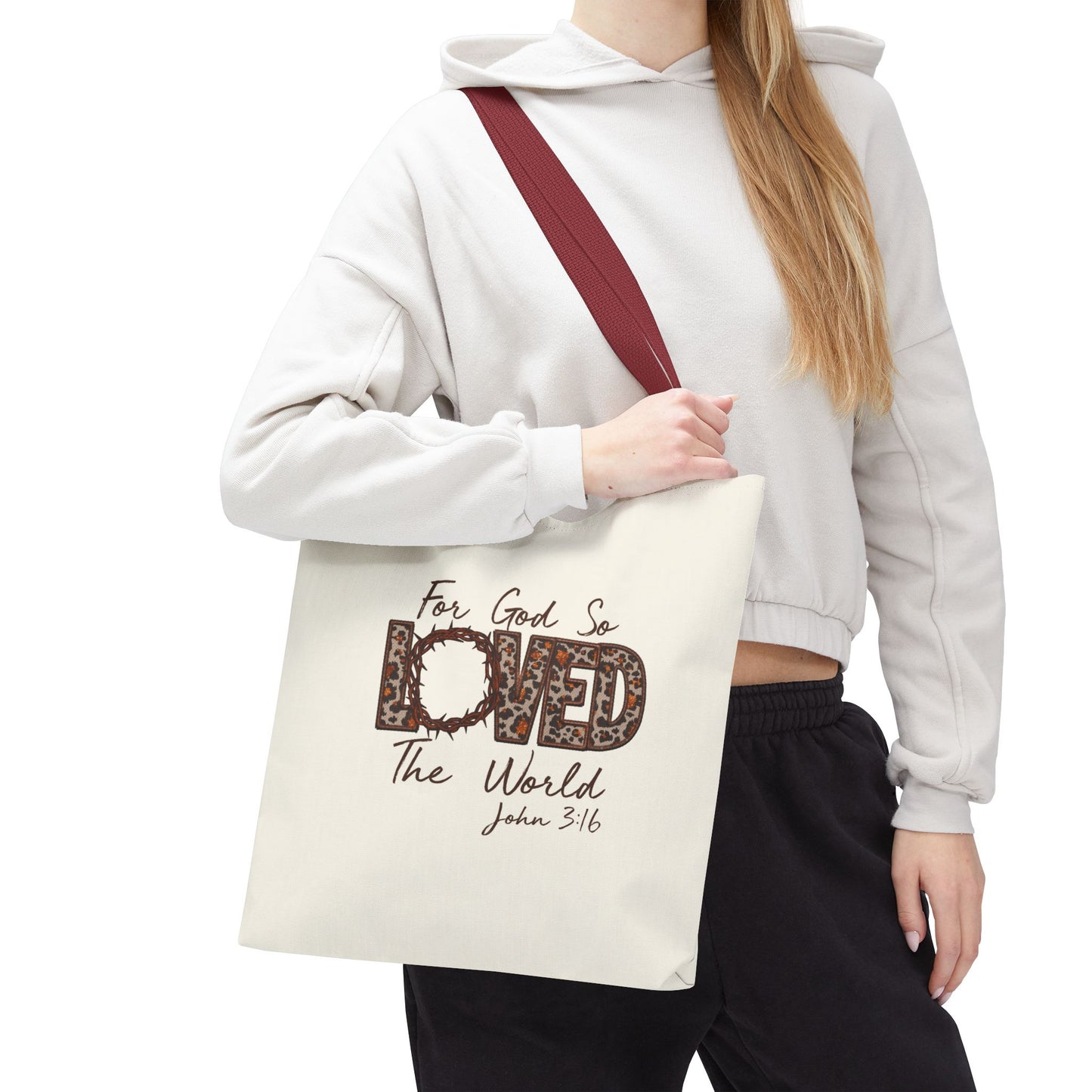 For God So Loved Tote Bag