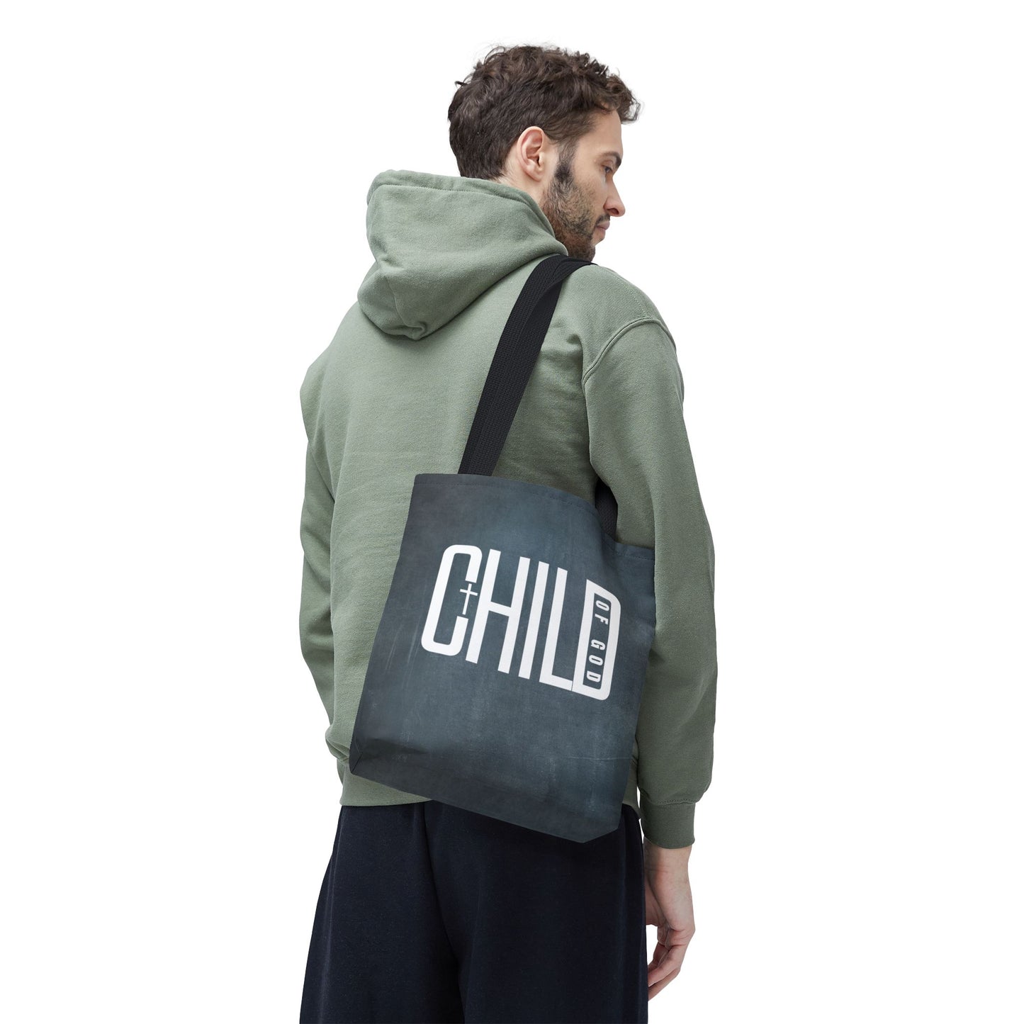 Child of God Blue Tote Bag