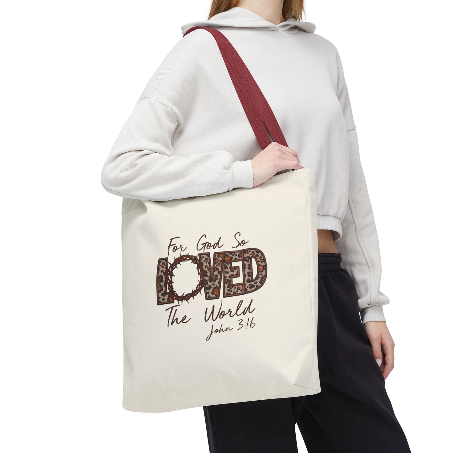 For God So Loved Tote Bag